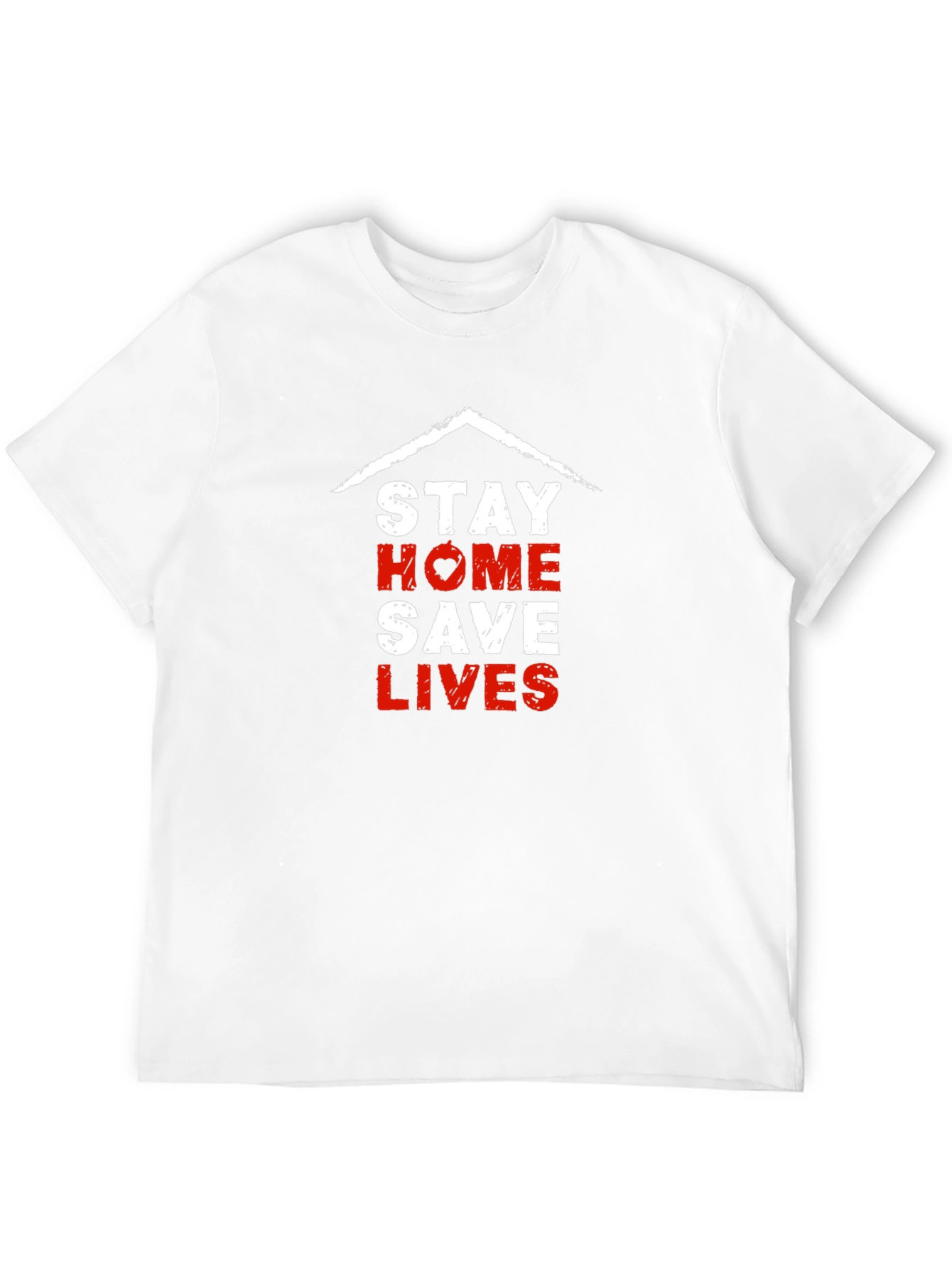 Stay Home Save Lives Graphic T-Shirt