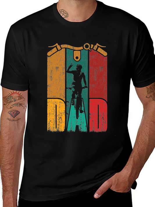 Dad Biker Graphic Tee - Vintage Style T-Shirt
