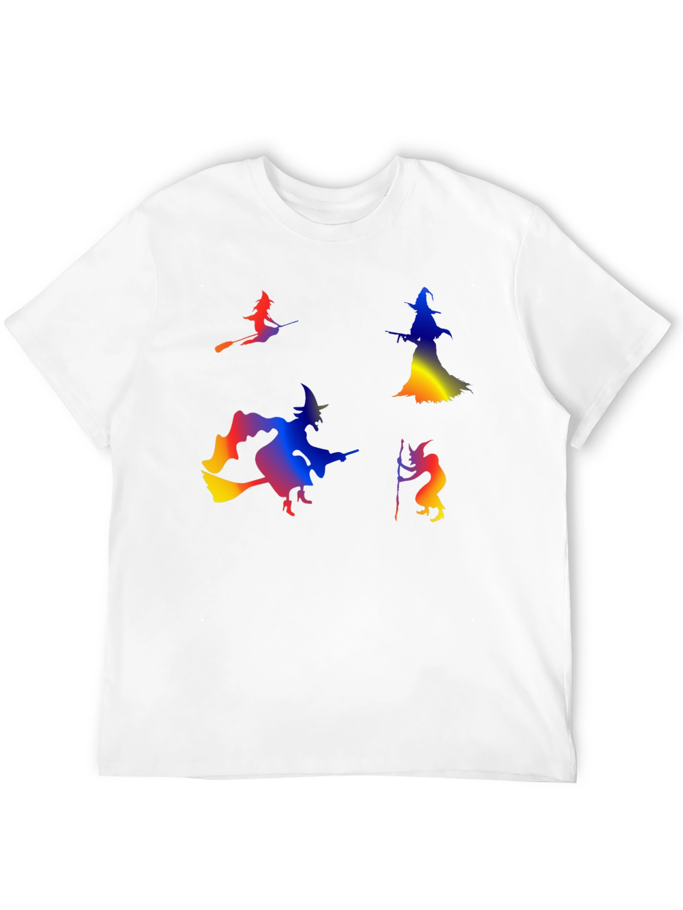 Halloween Witches Graphic Tee - Black