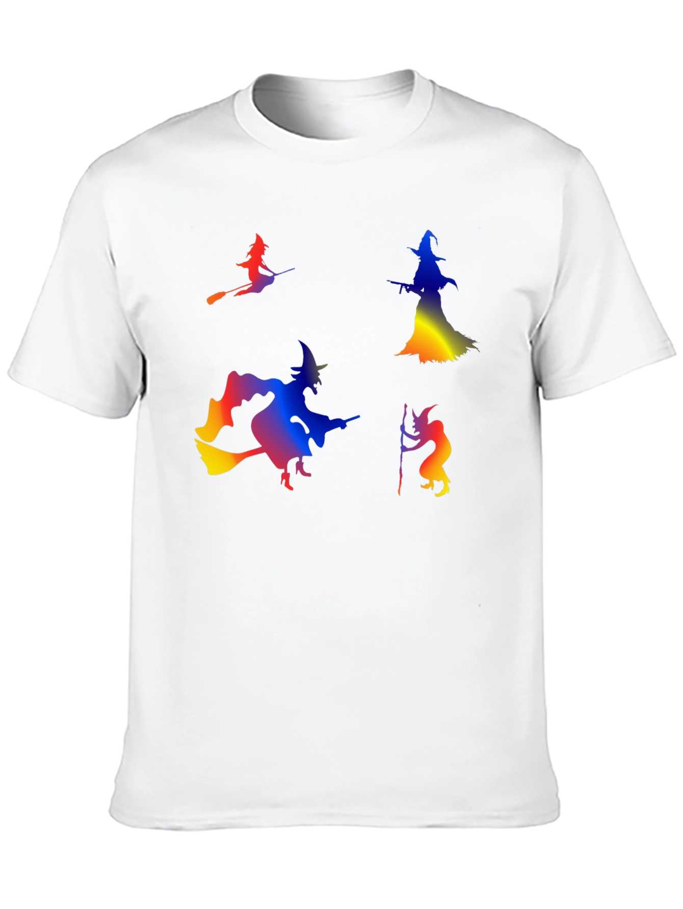 Halloween Witches Graphic Tee - Black