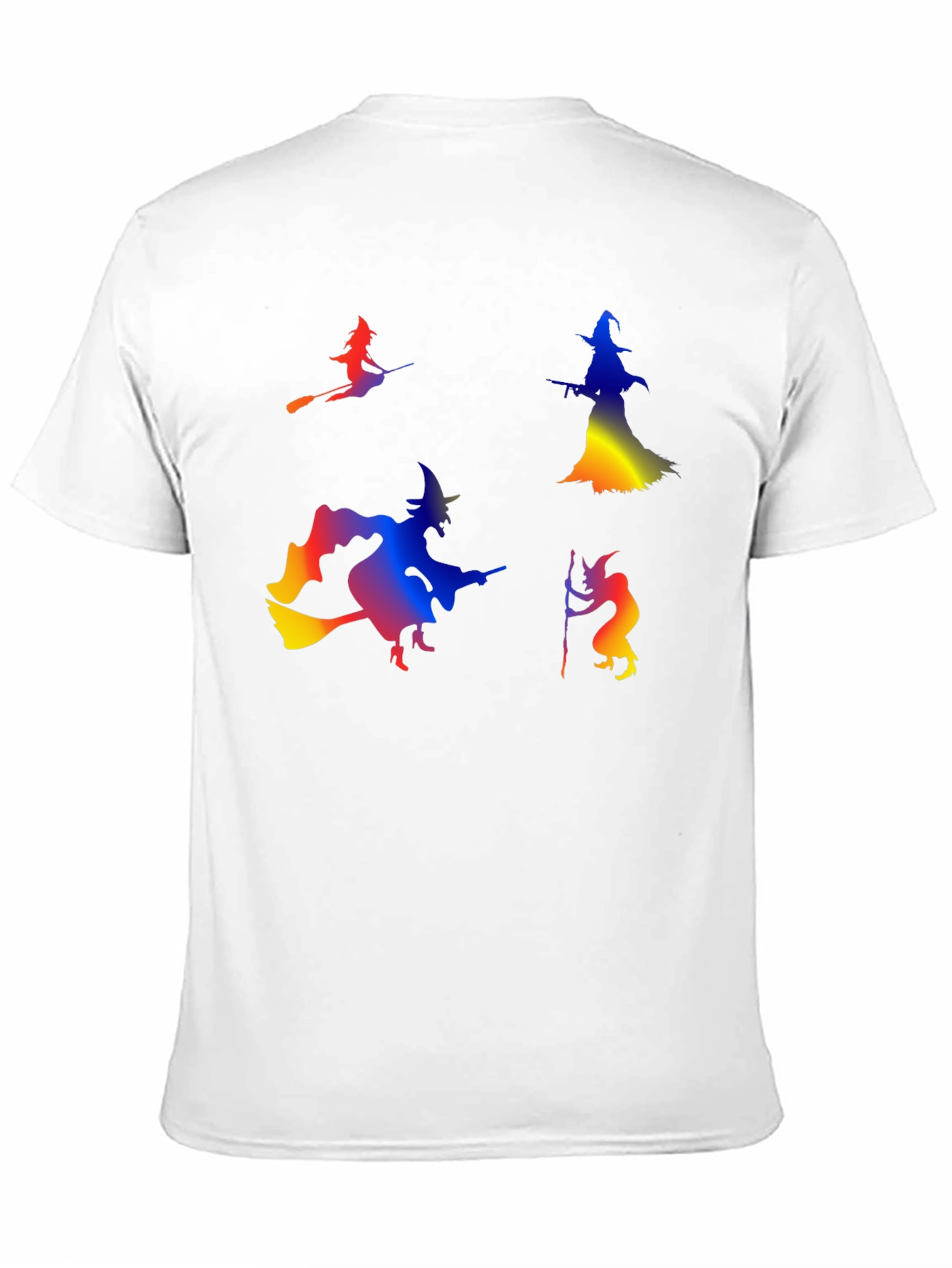 Halloween Witches Graphic Tee - Black