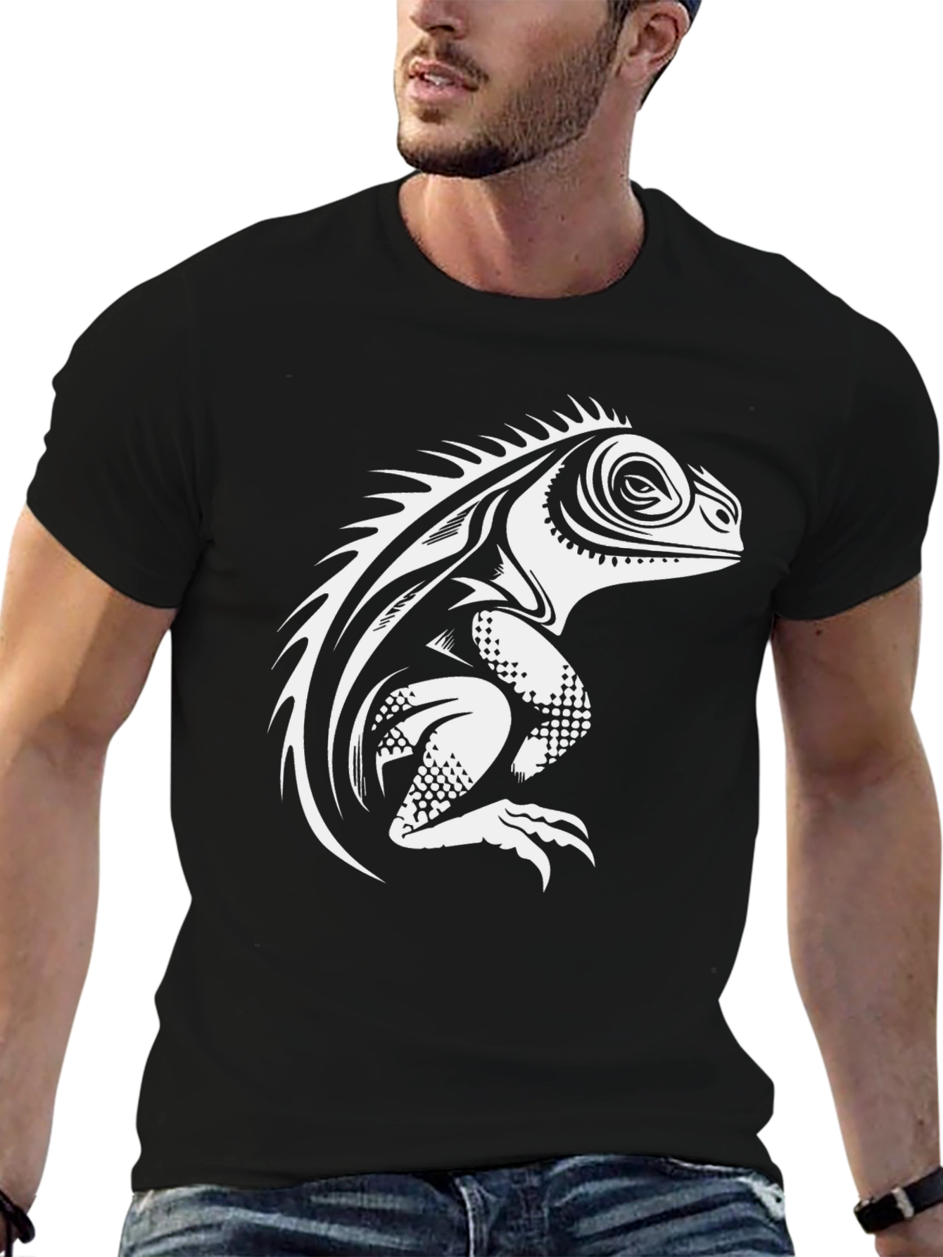 Iguana Graphic Tee - Cool Reptile Design