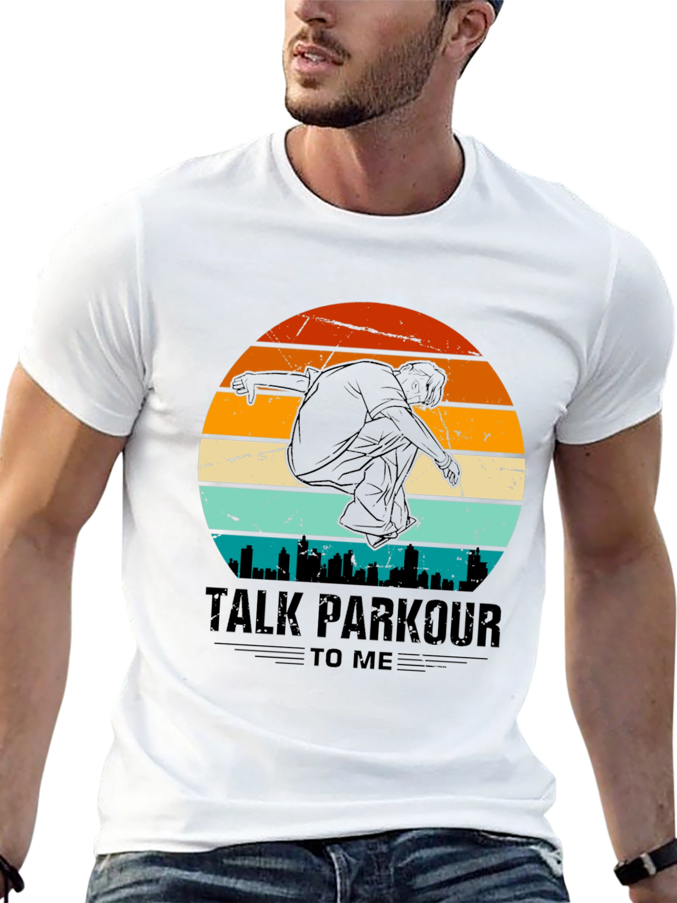 Talk Parkour To Me Graphic Tee