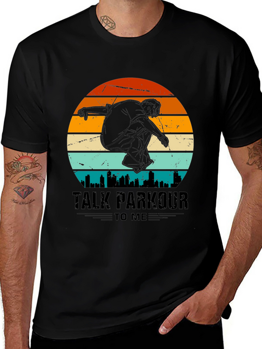 Talk Parkour To Me Graphic Tee