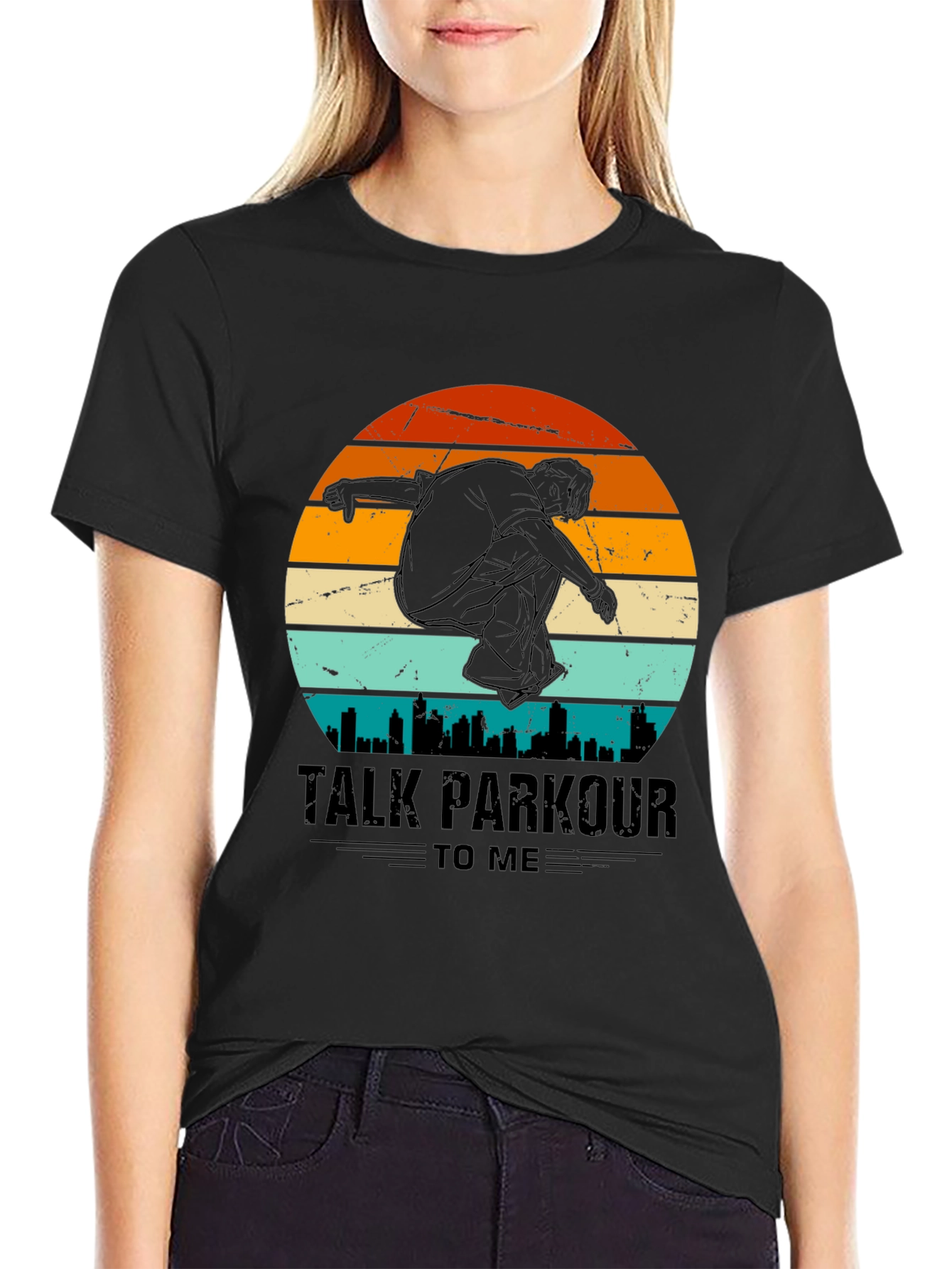 Talk Parkour To Me Graphic Tee