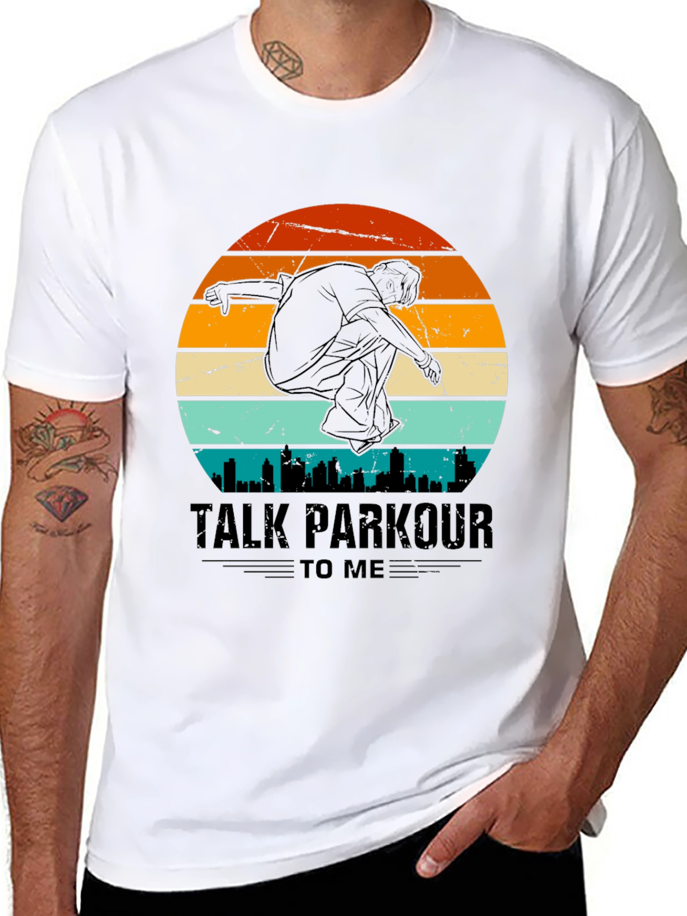 Talk Parkour To Me Graphic Tee