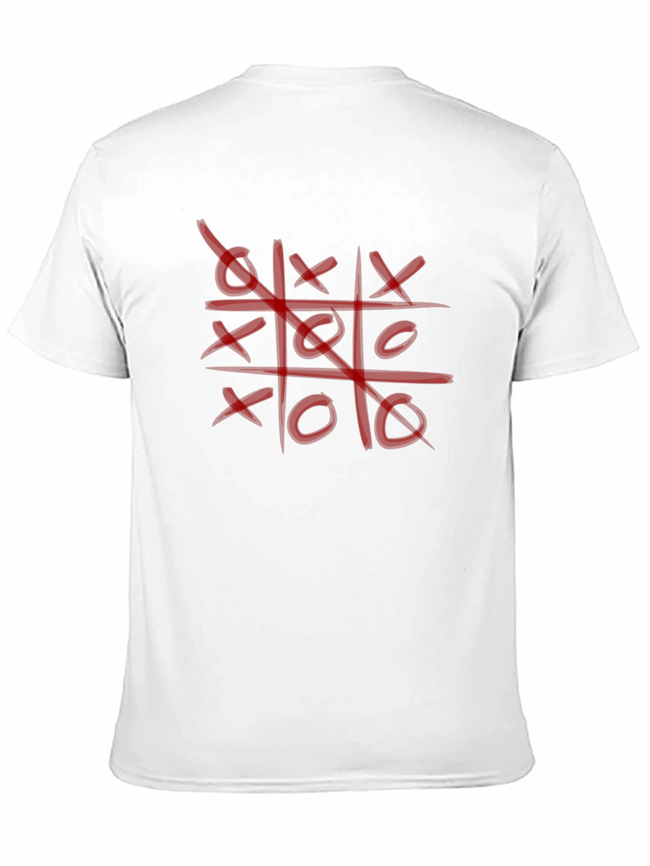 Tic-Tac-Toe Graphic T-Shirt - Casual Style