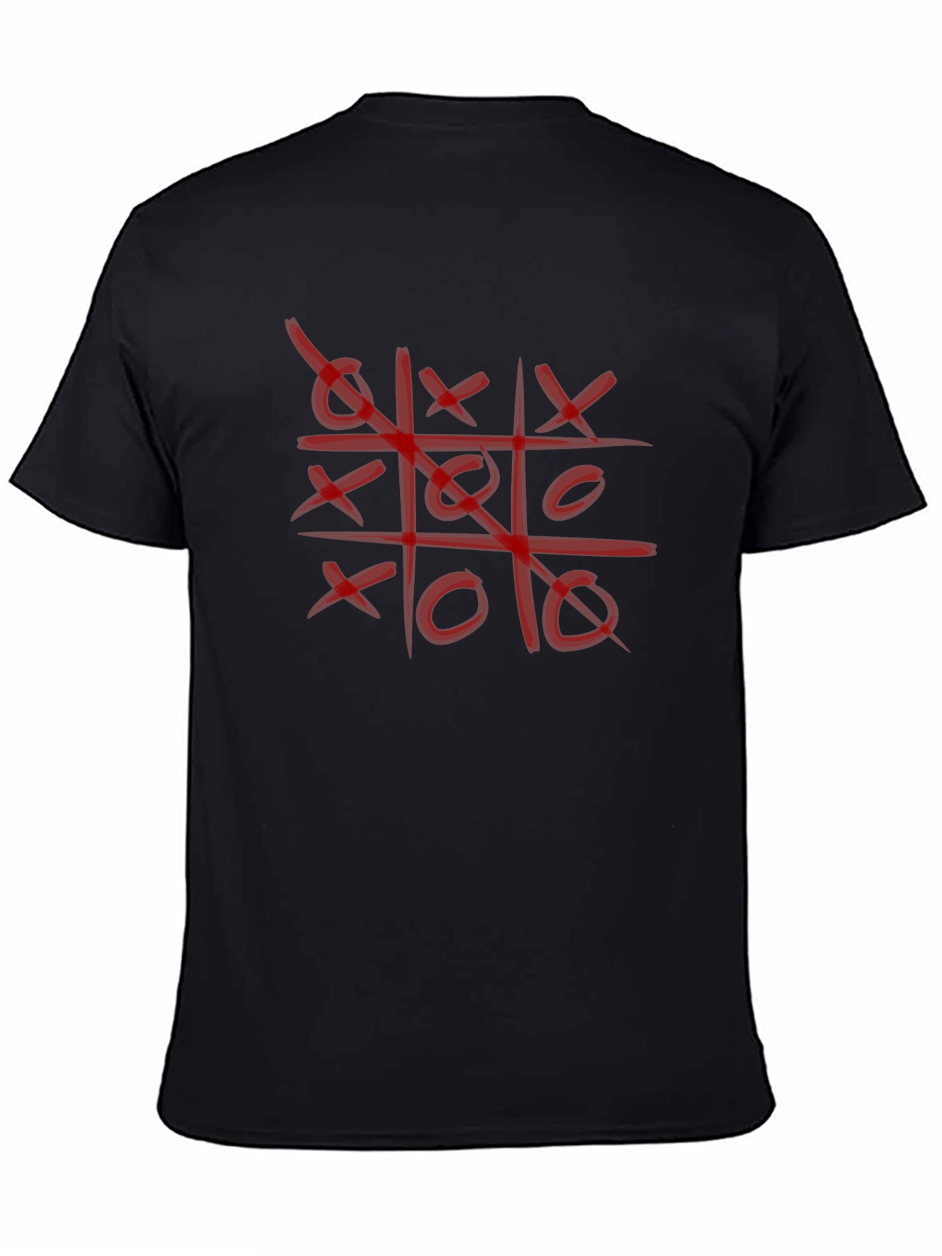 Tic-Tac-Toe Graphic T-Shirt - Casual Style