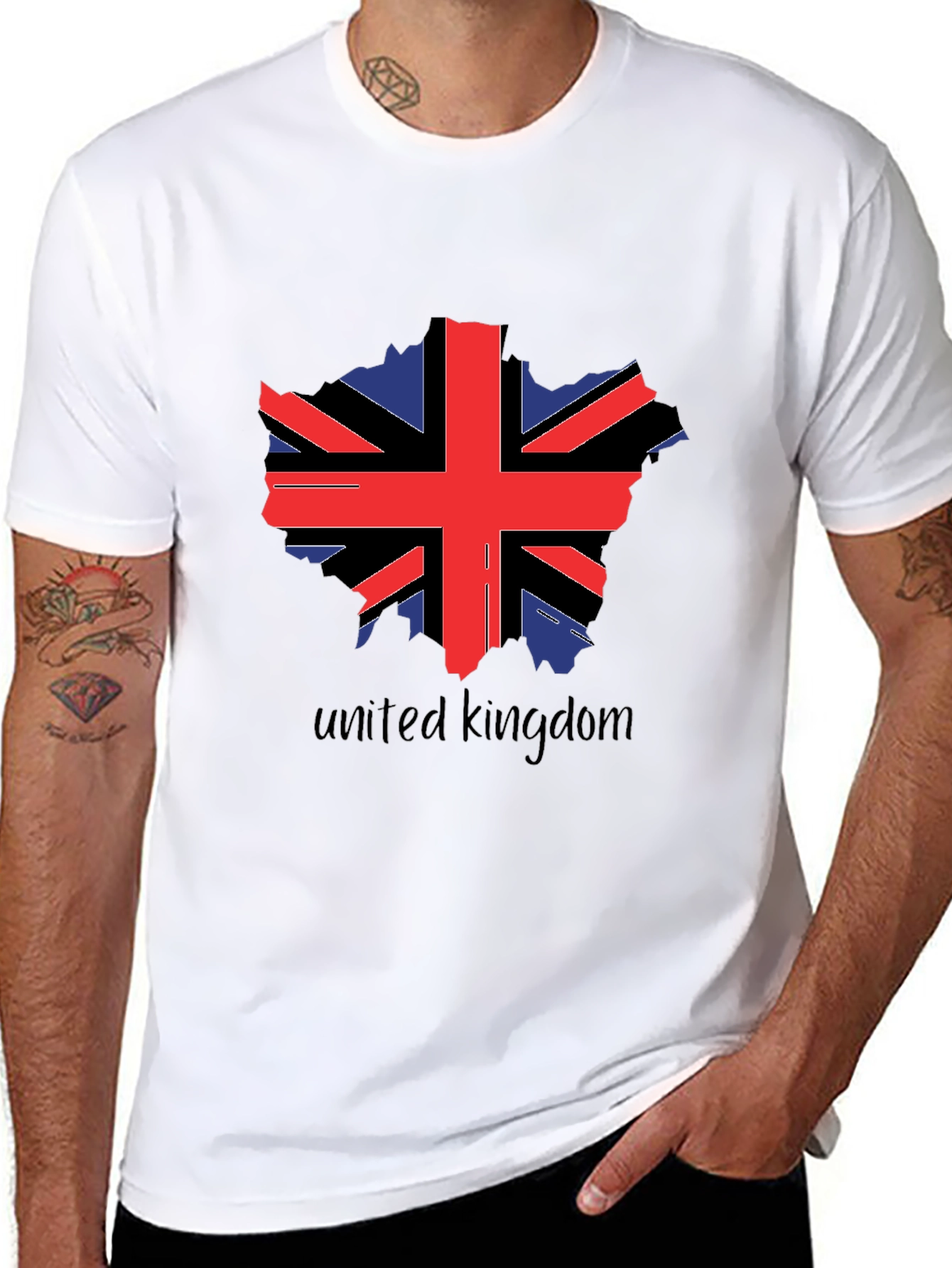 United Kingdom Map T-Shirt