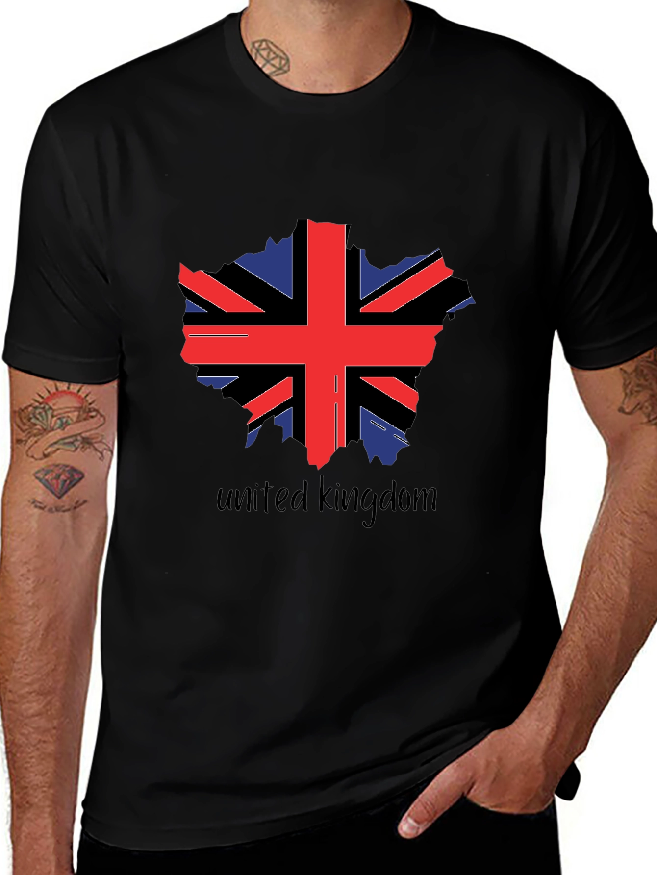 United Kingdom Map T-Shirt