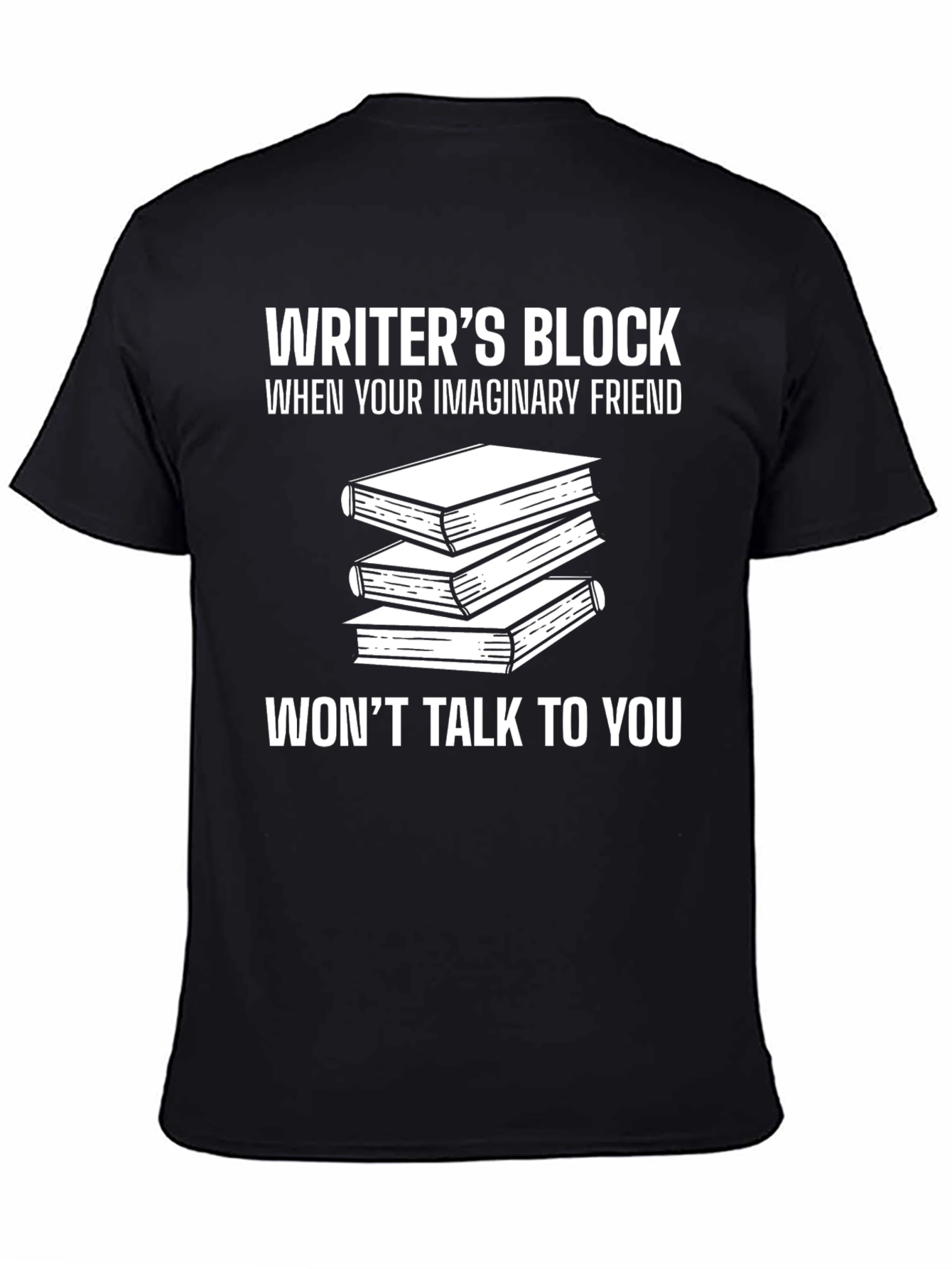 Writers Block Novelty Graphic T-Shirt