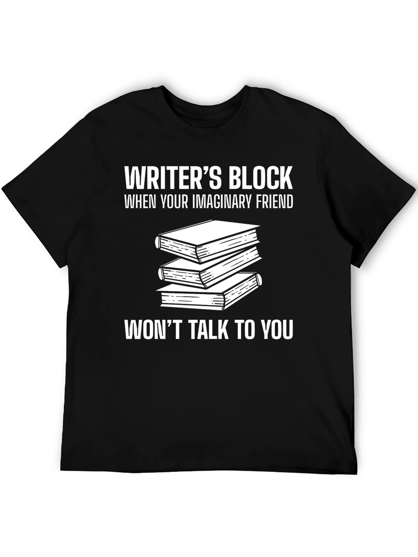 Writers Block Novelty Graphic T-Shirt
