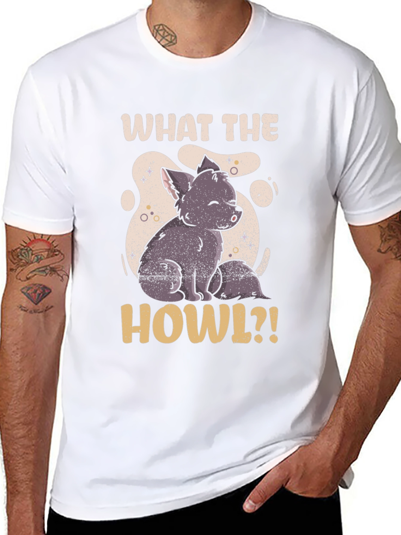 What the Howl T-Shirt - Funny Wolf Graphic Tee