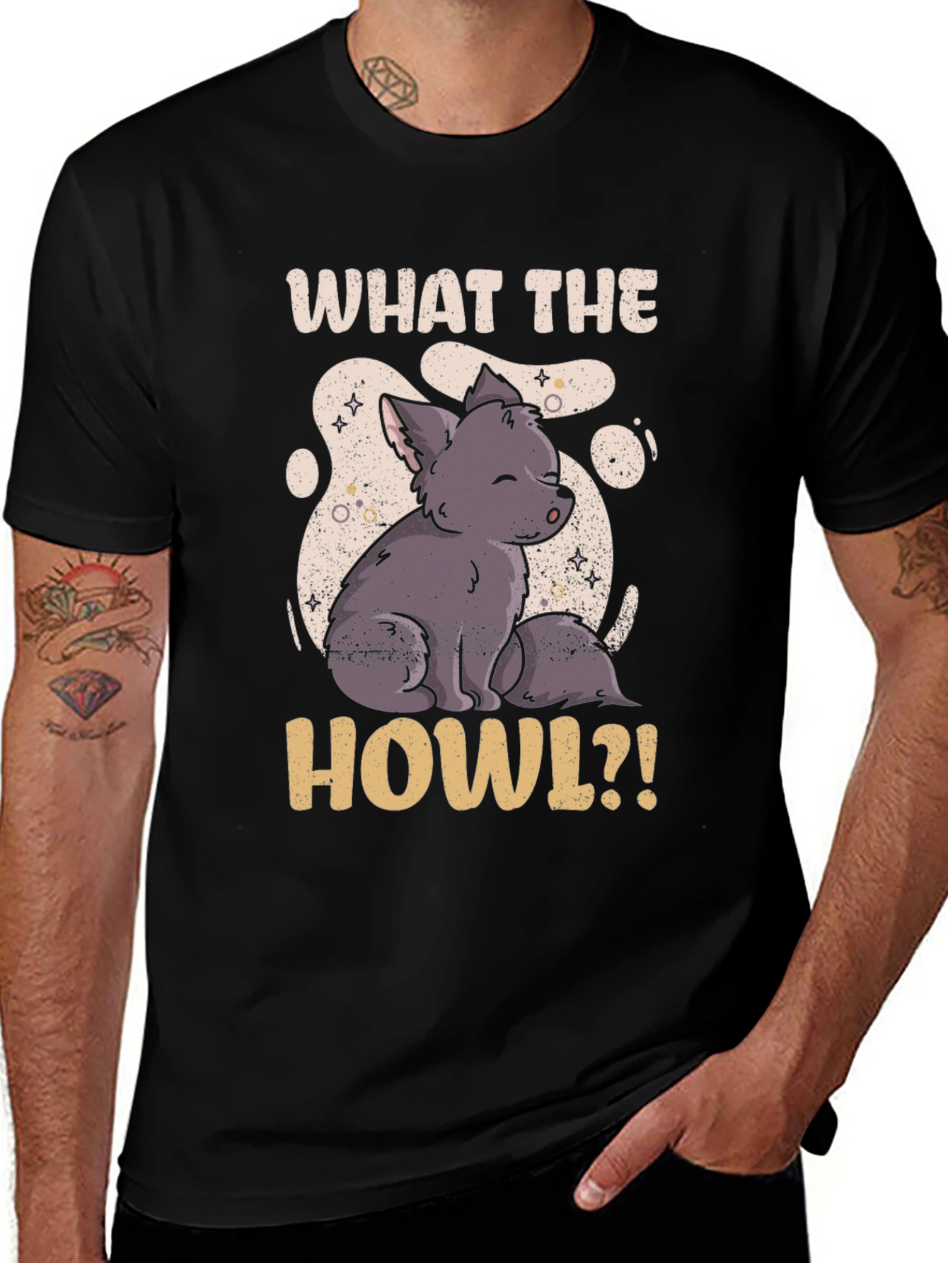 What the Howl T-Shirt - Funny Wolf Graphic Tee