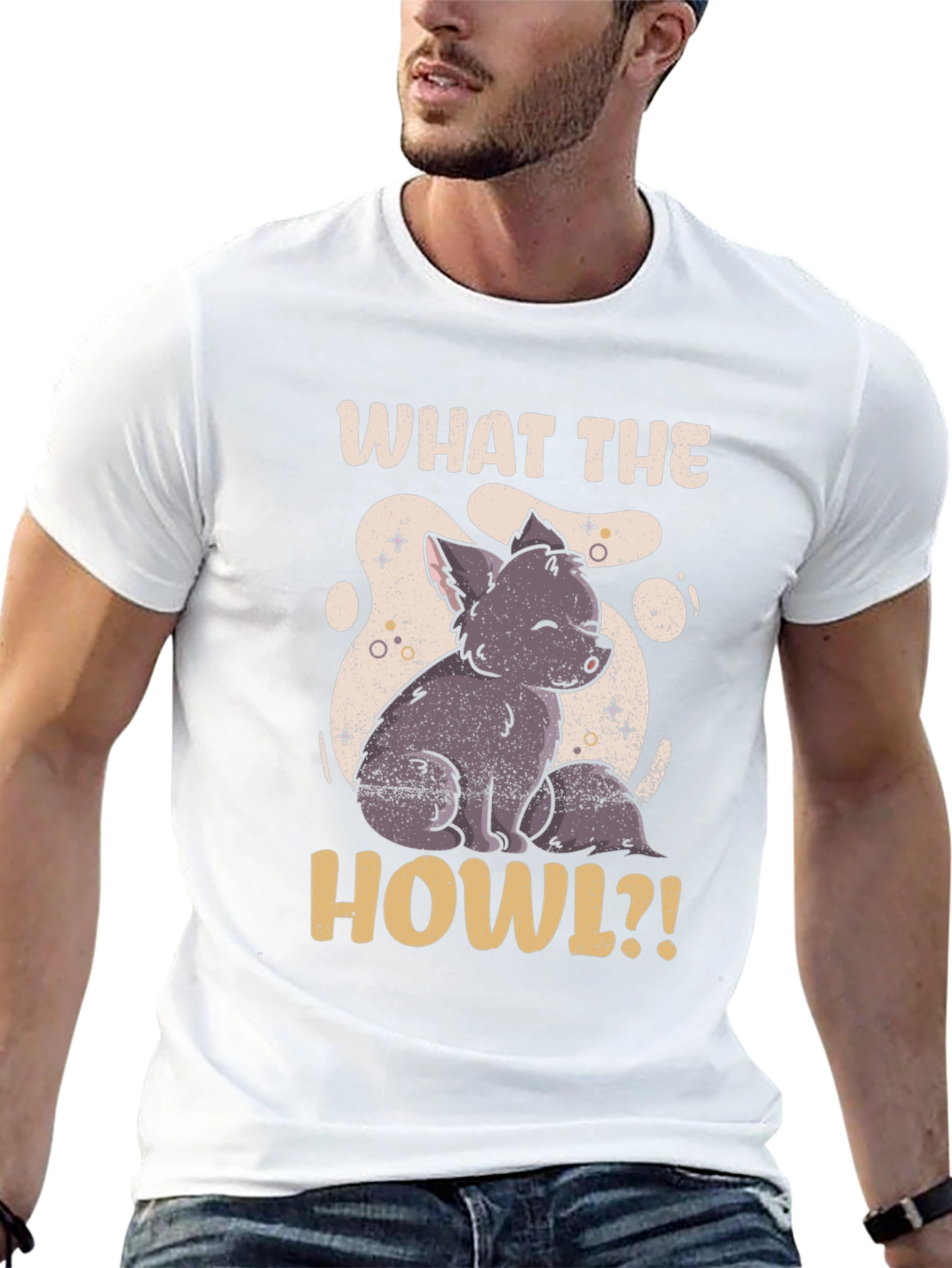 What the Howl T-Shirt - Funny Wolf Graphic Tee