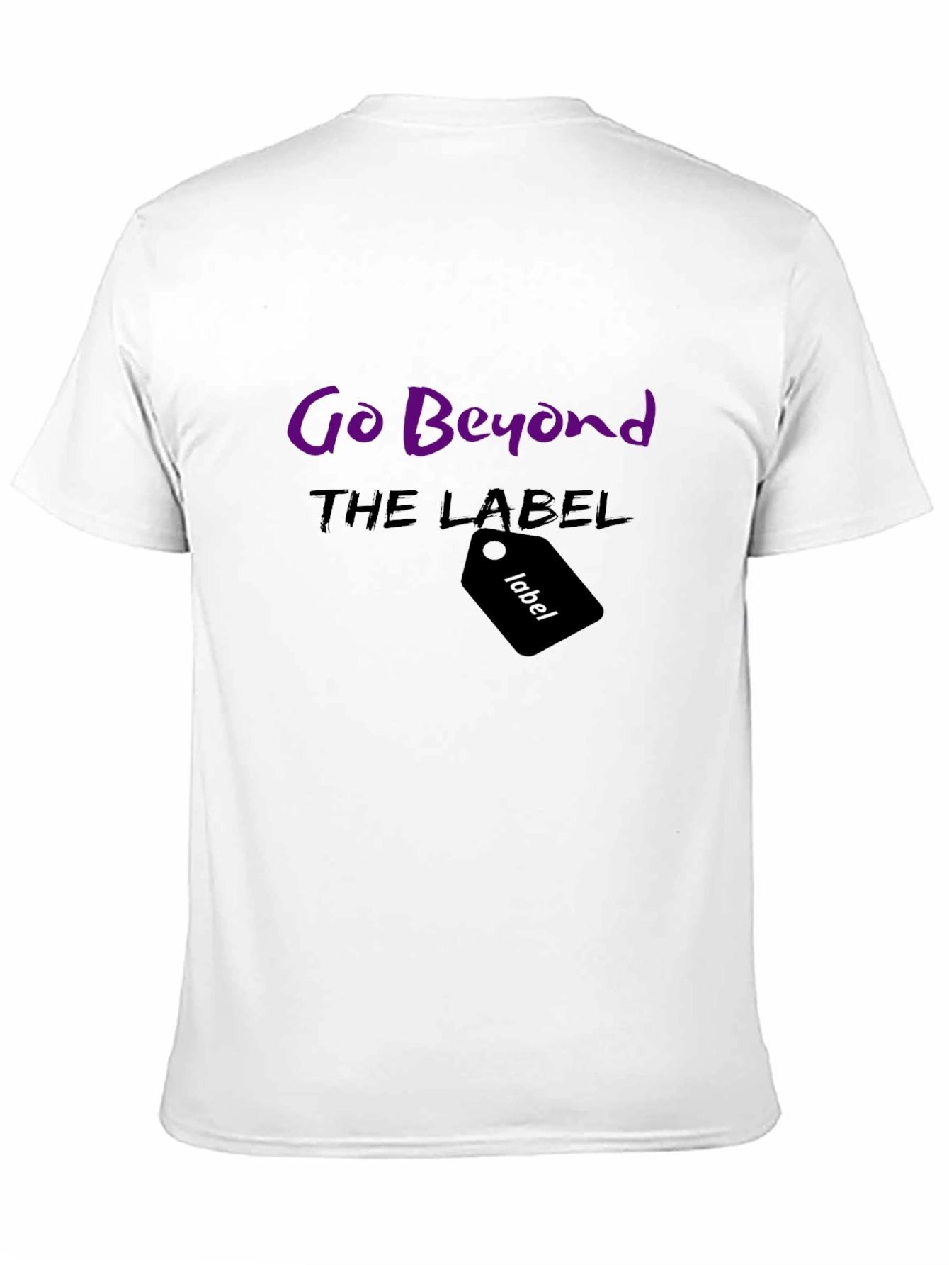 Go Beyond the Label Black Graphic Tee