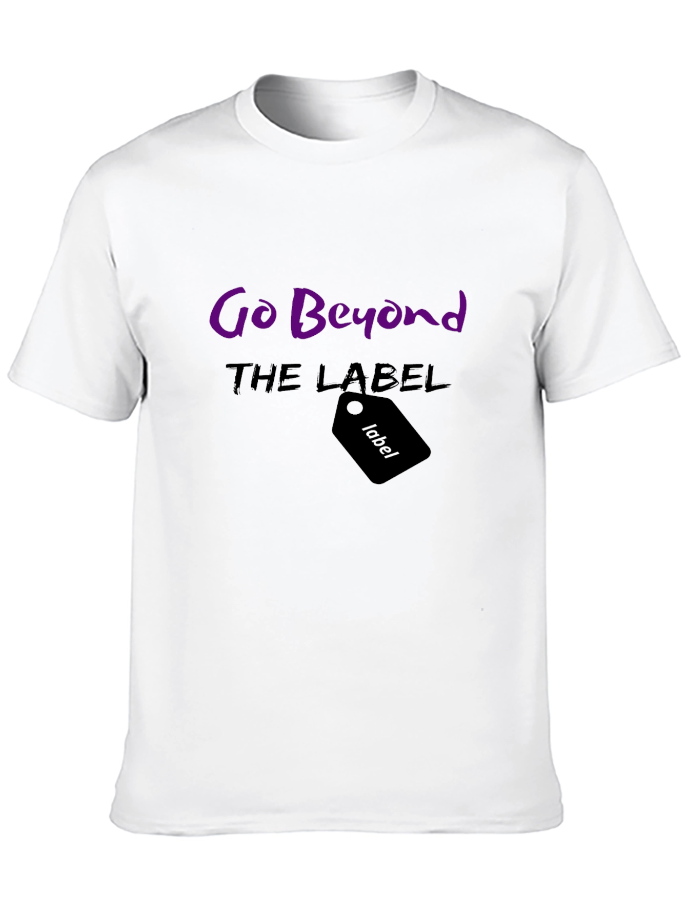Go Beyond the Label Black Graphic Tee