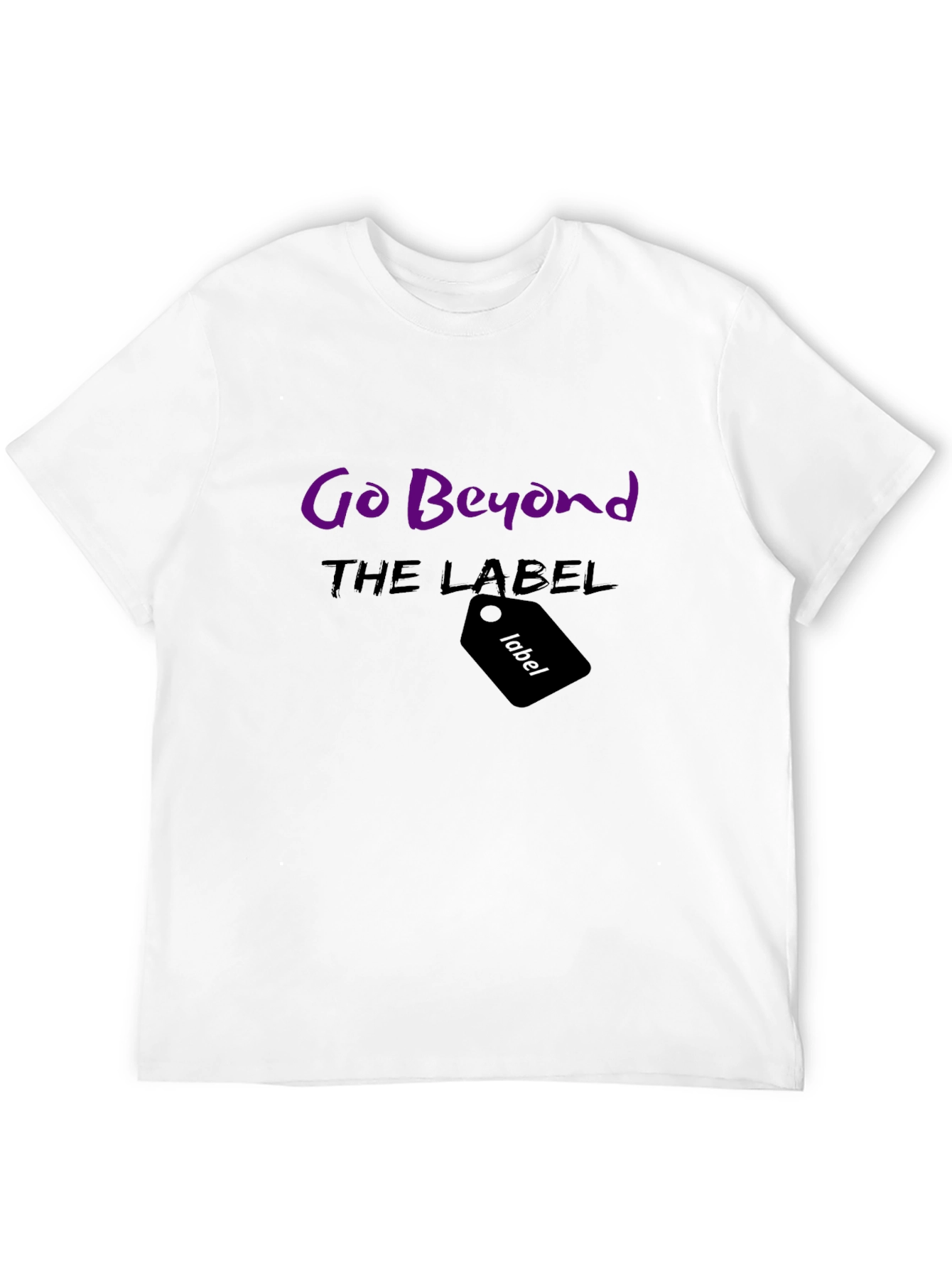 Go Beyond the Label Black Graphic Tee