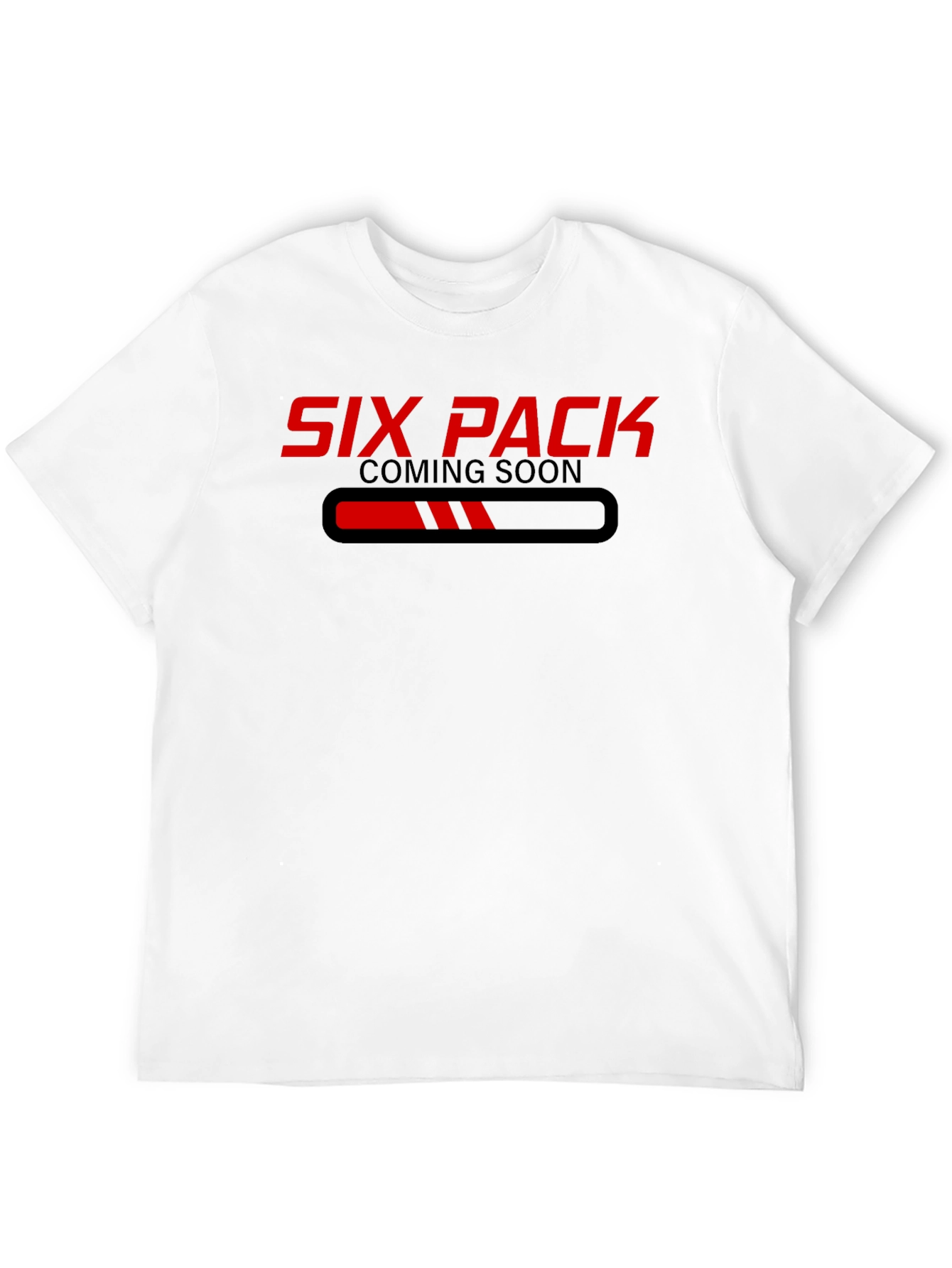 Six Pack Coming Soon Black Graphic Tee