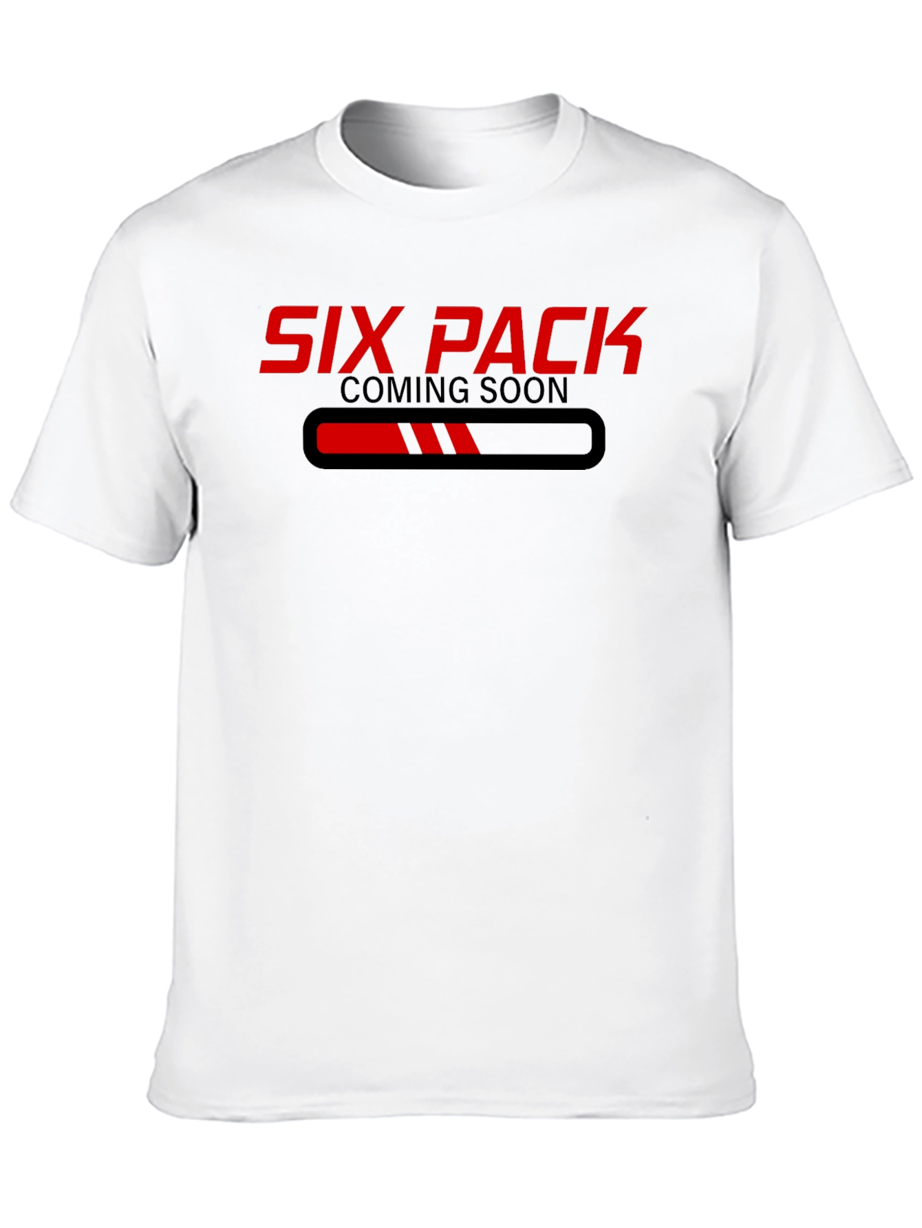 Six Pack Coming Soon Black Graphic Tee