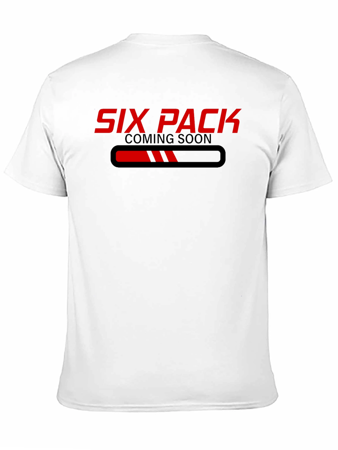 Six Pack Coming Soon Black Graphic Tee