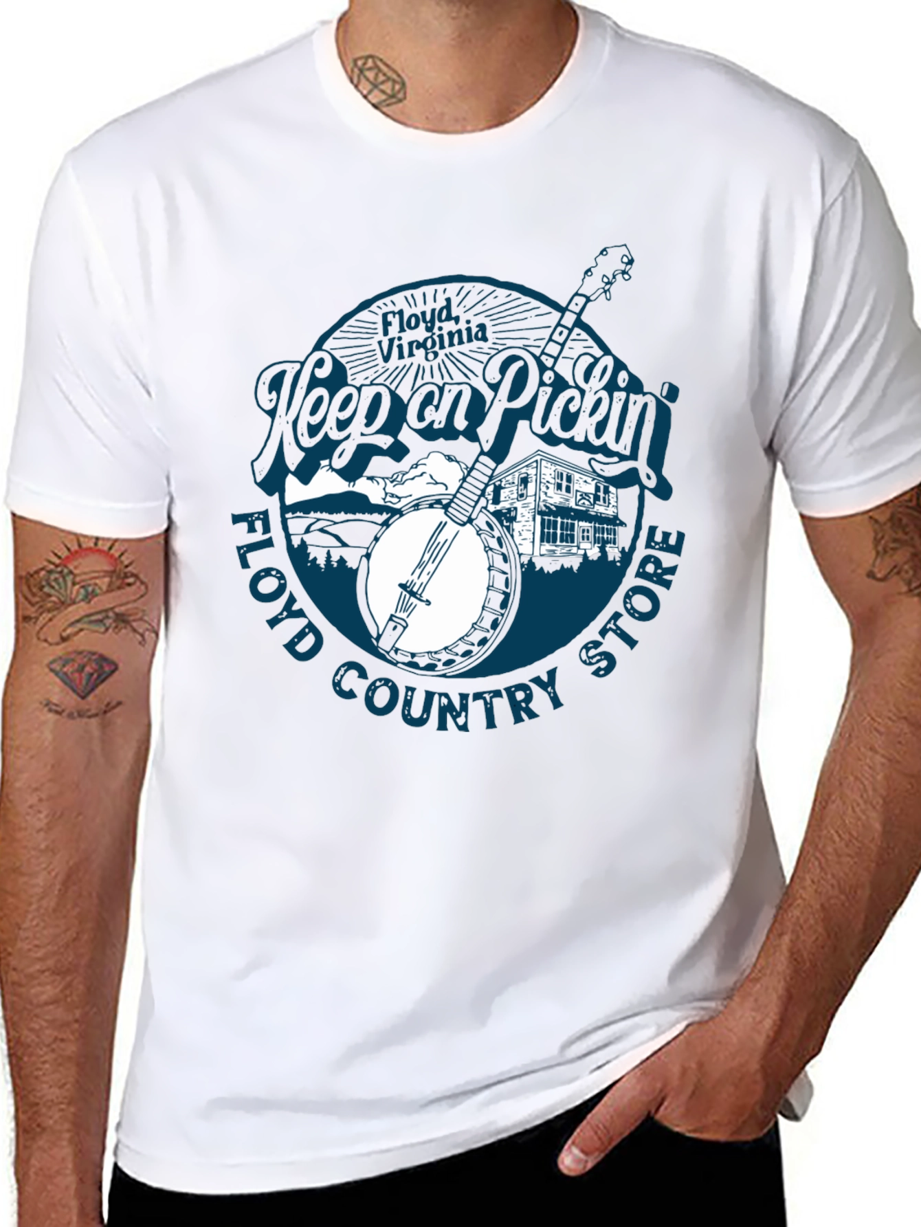 Floyd Country Store Keep on Pickin Graphic Tee