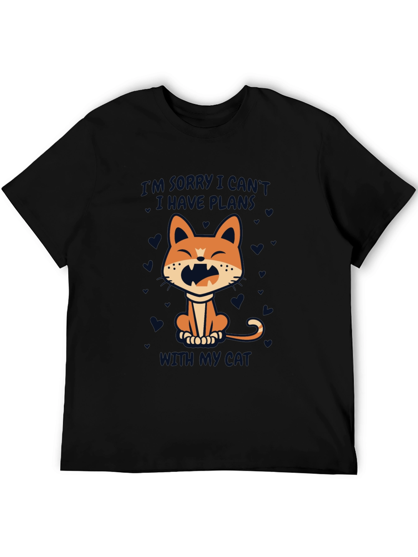 Cat Plans T-Shirt - Funny Graphic Tee