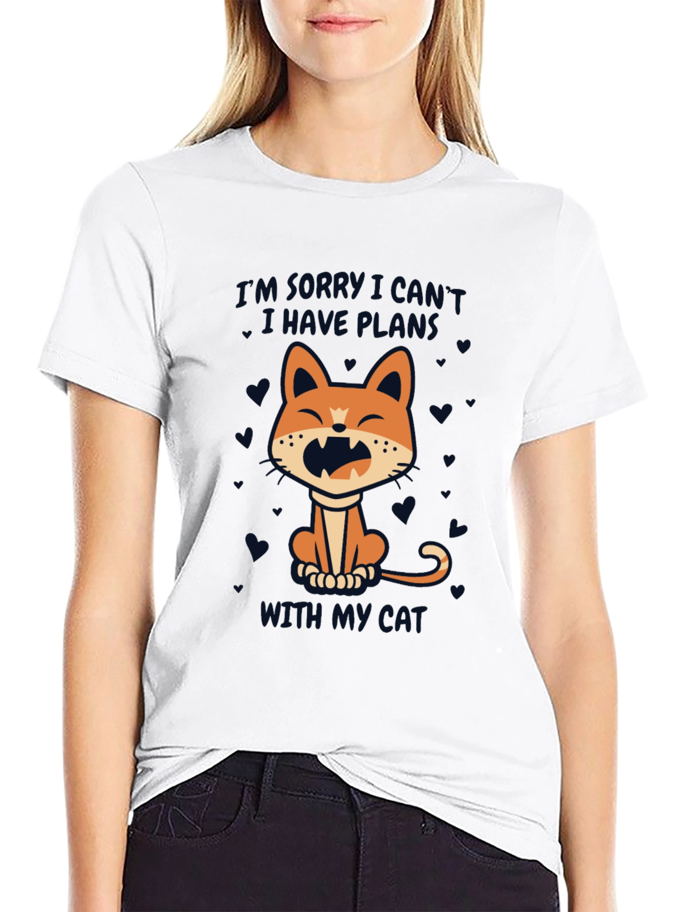 Cat Plans T-Shirt - Funny Graphic Tee