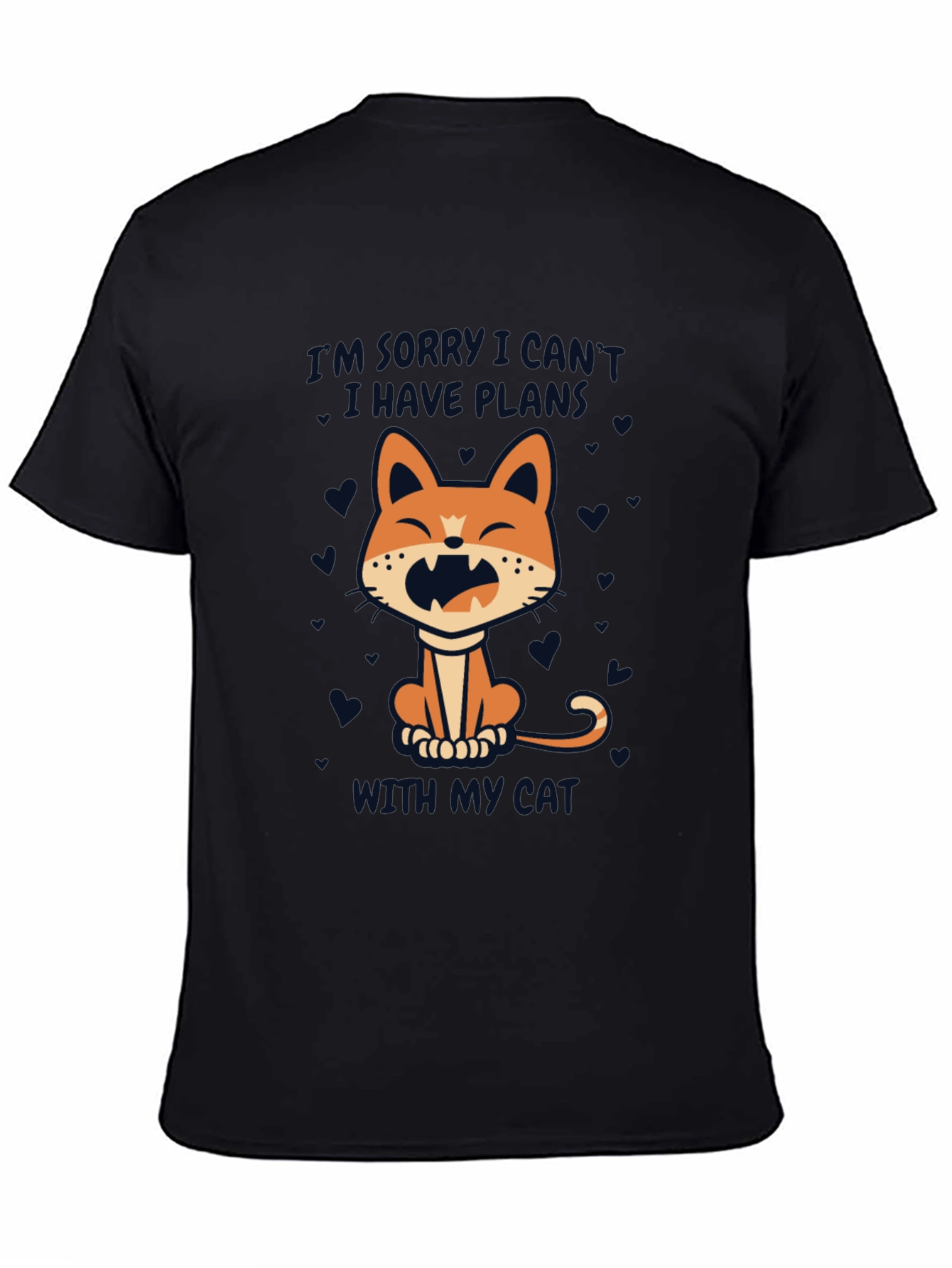Cat Plans T-Shirt - Funny Graphic Tee