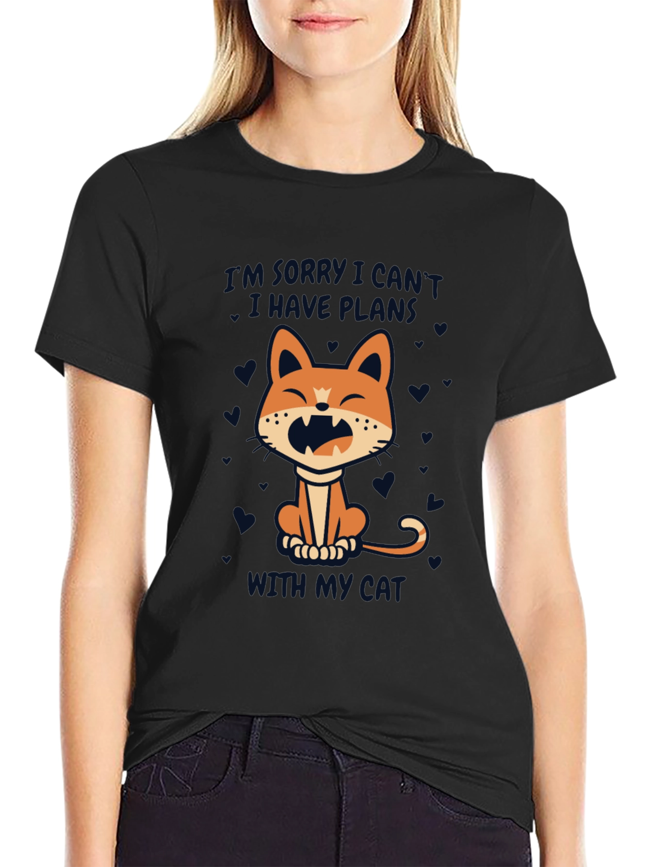 Cat Plans T-Shirt - Funny Graphic Tee