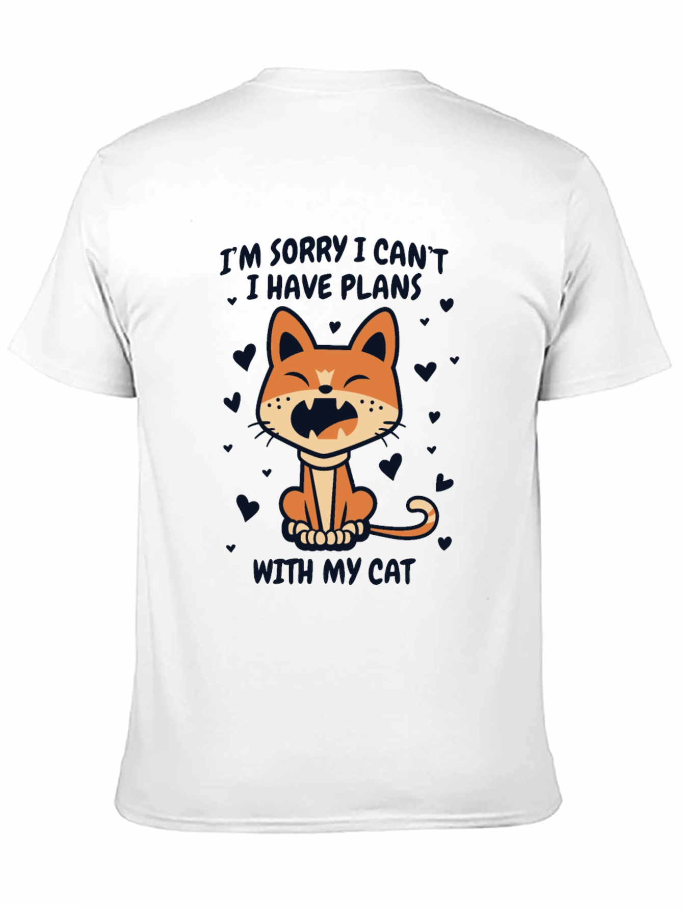 Cat Plans T-Shirt - Funny Graphic Tee