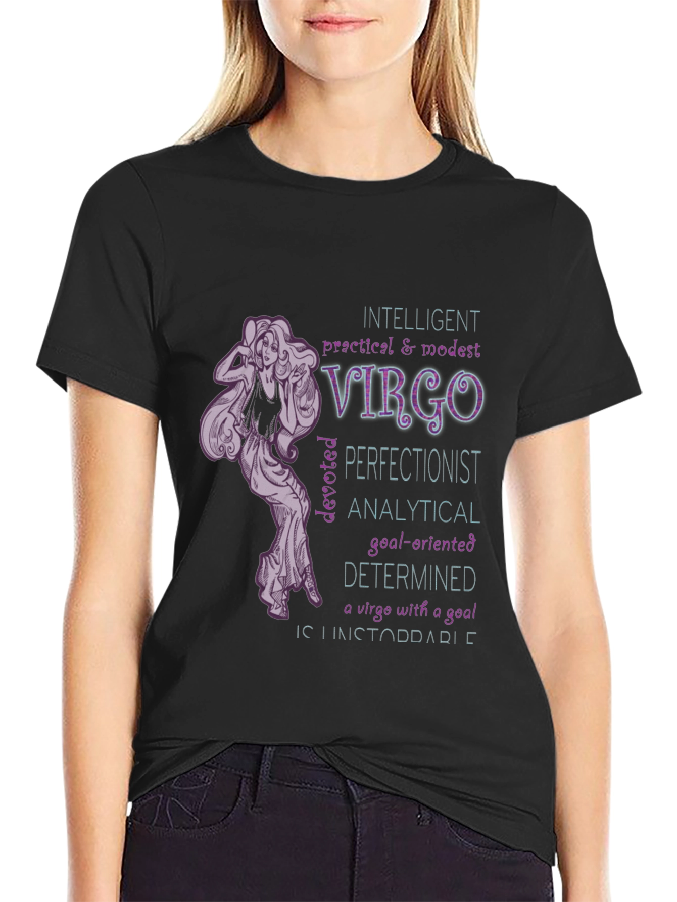 Virgo Zodiac T-Shirt - Intelligent & Determined
