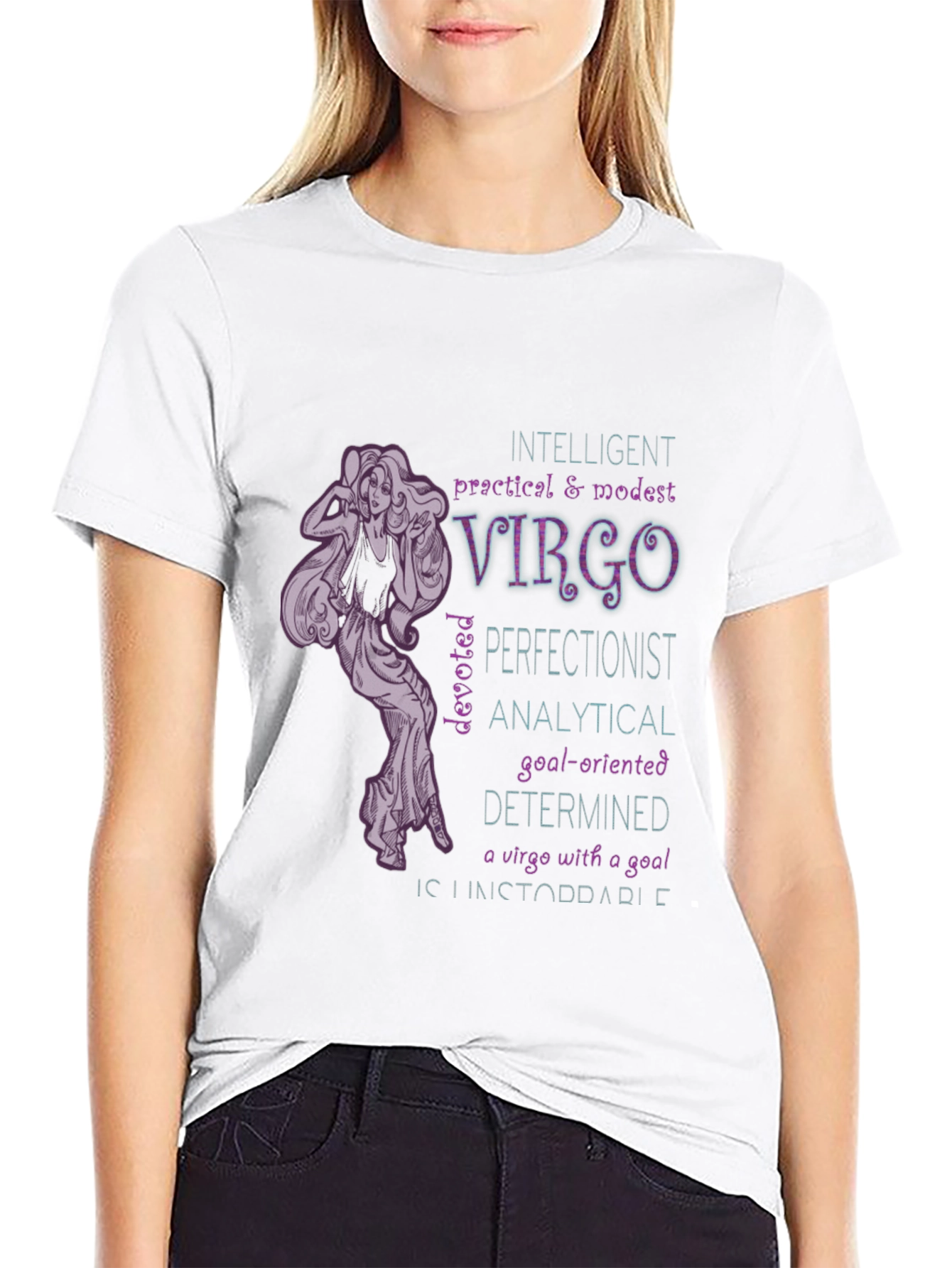 Virgo Zodiac T-Shirt - Intelligent & Determined