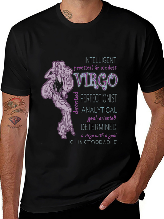 Virgo Zodiac T-Shirt - Intelligent & Determined
