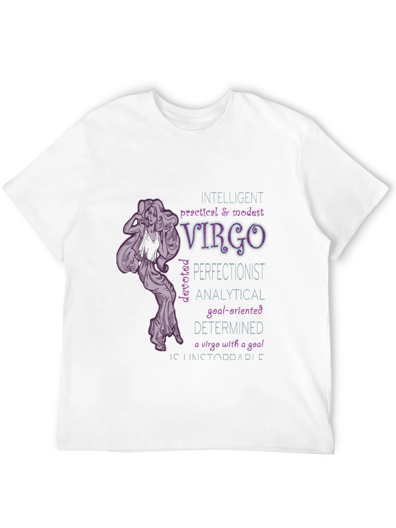 Virgo Zodiac T-Shirt - Intelligent & Determined