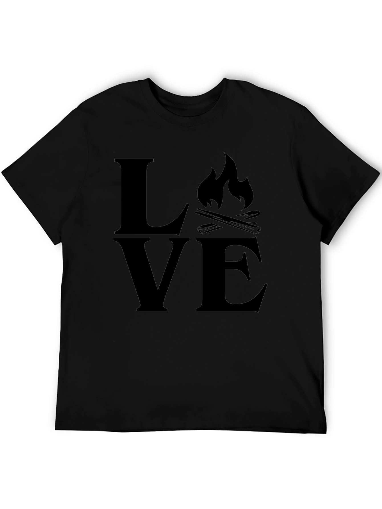 Love Camping Black T-Shirt