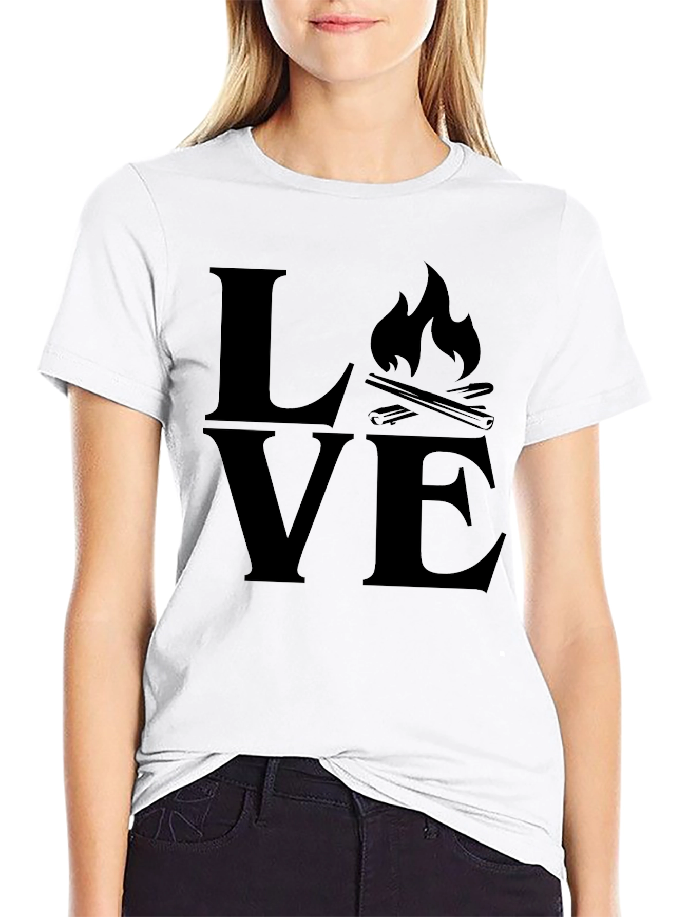 Love Camping Black T-Shirt
