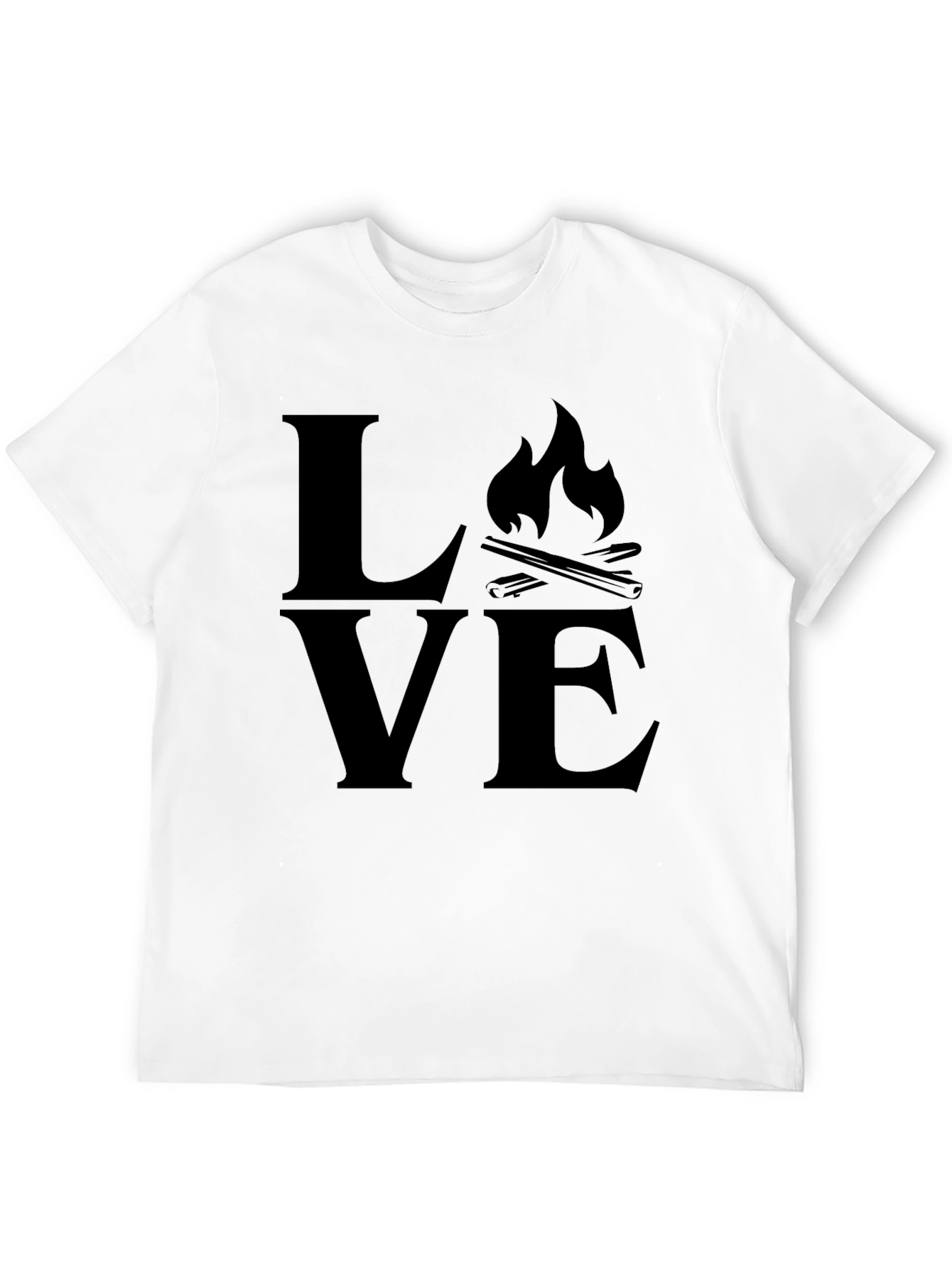 Love Camping Black T-Shirt