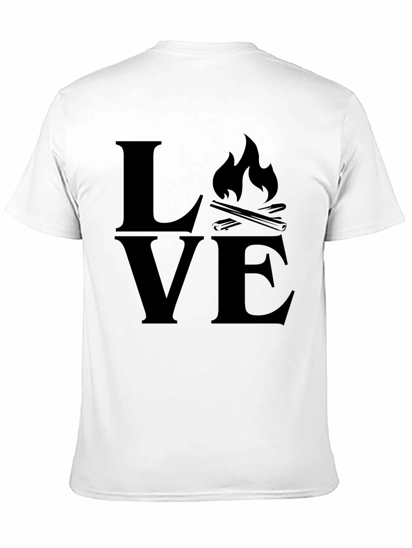 Love Camping Black T-Shirt