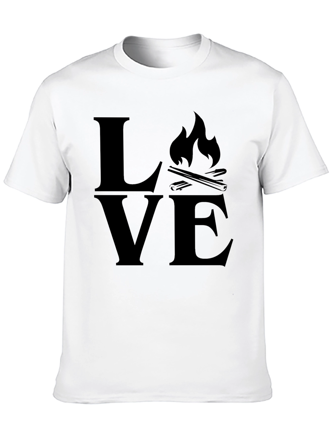 Love Camping Black T-Shirt