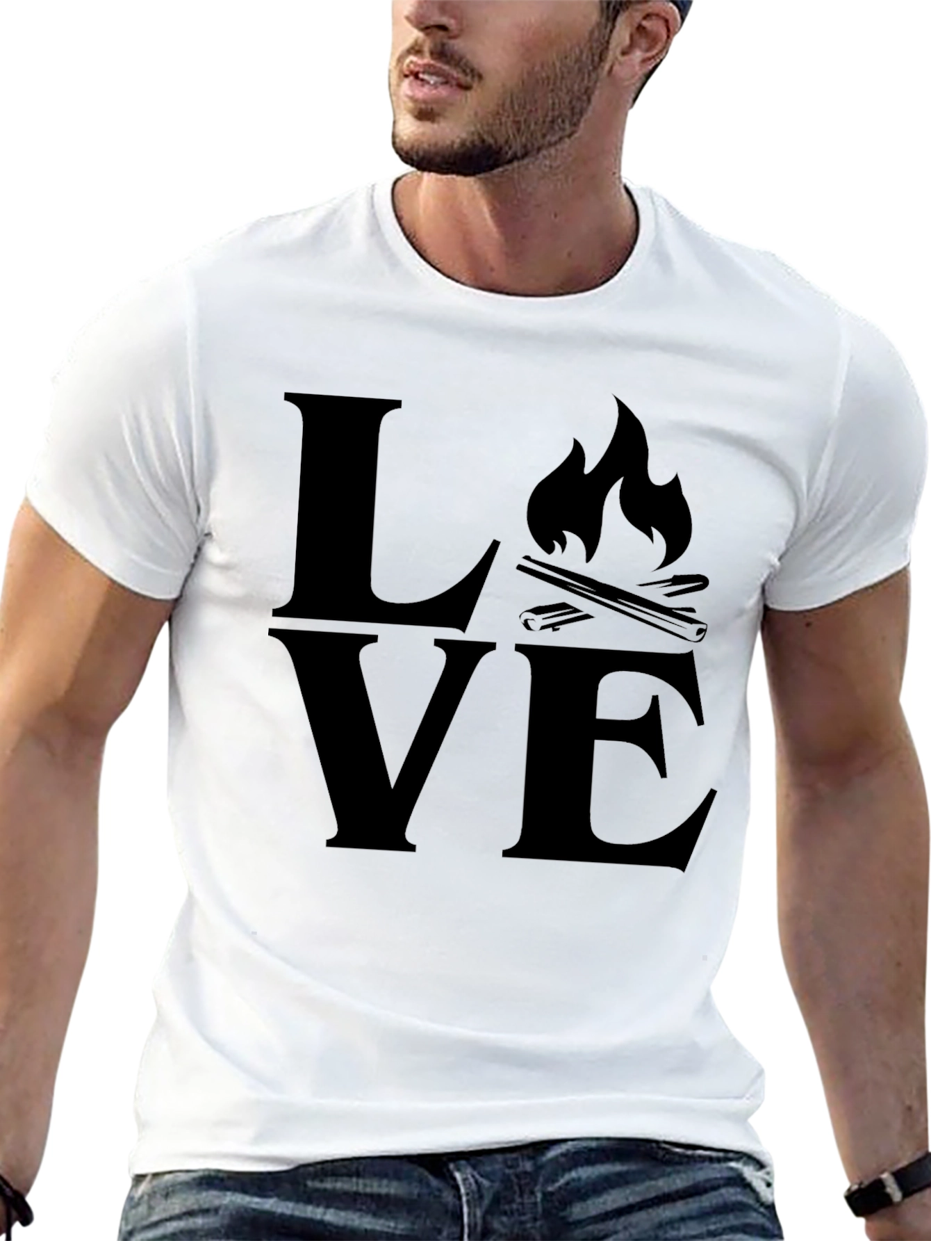 Love Camping Black T-Shirt