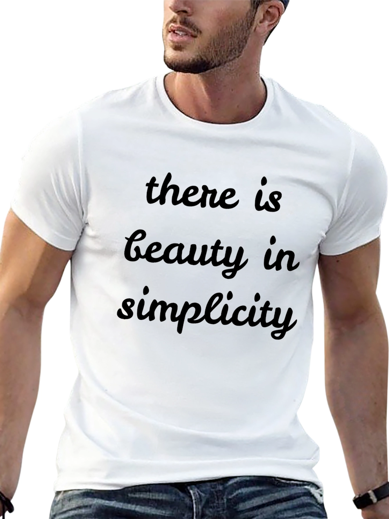 Beauty in Simplicity Black T-Shirt