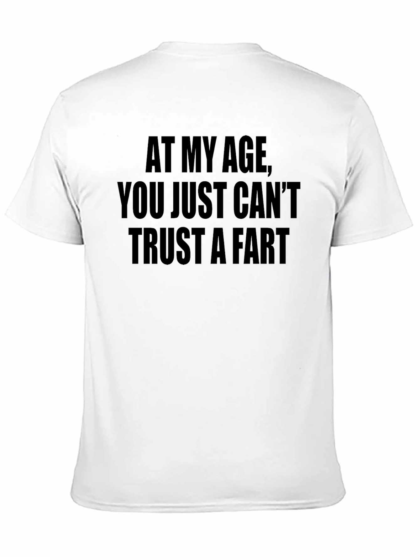 Funny Trust a Fart Black Graphic Tee