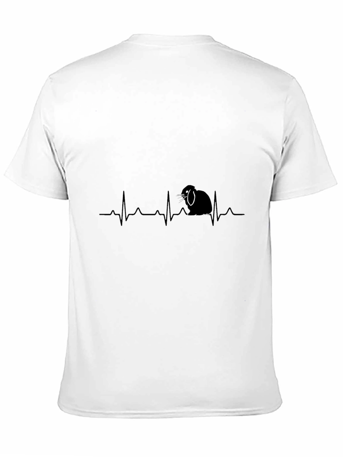 Rabbit Heartbeat T-Shirt - Cute Bunny Tee