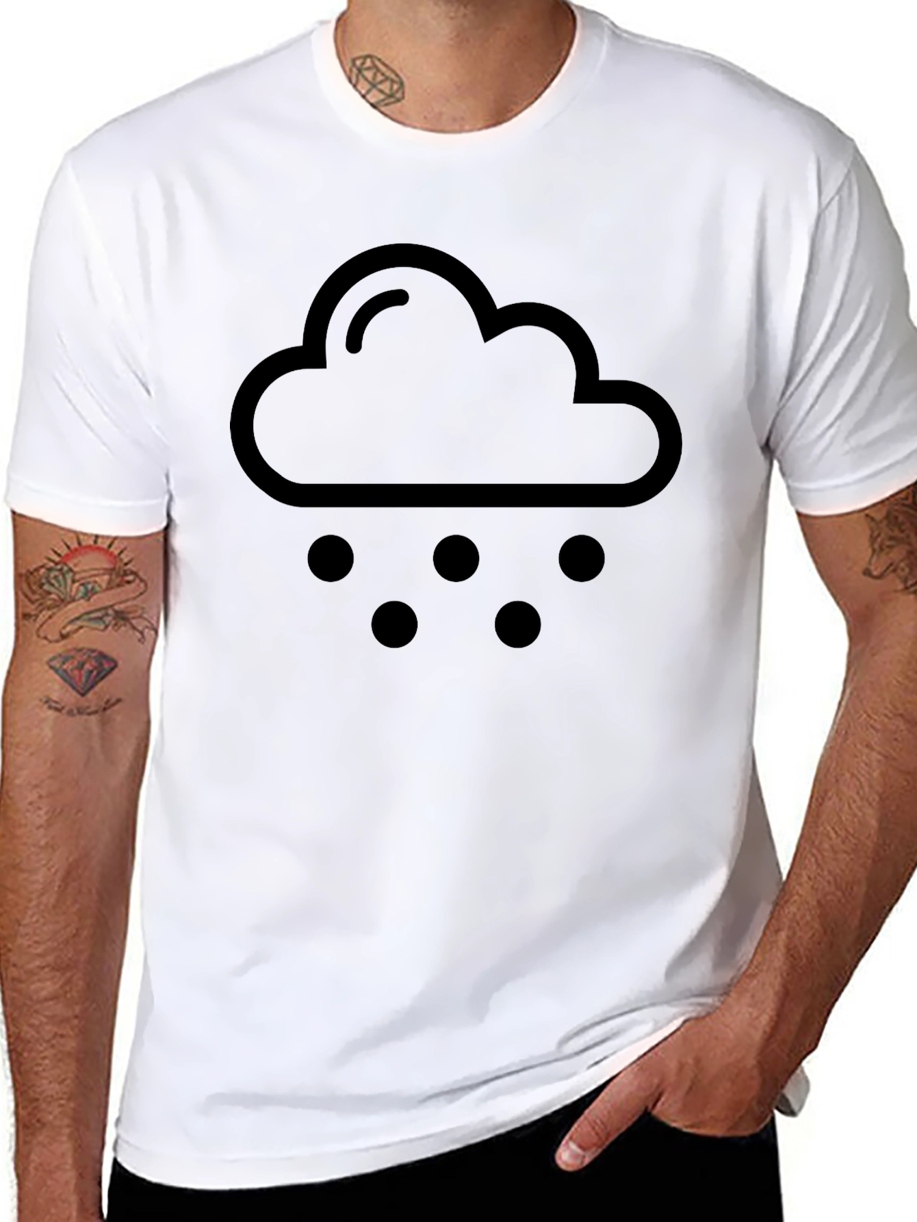 Black Cloud Rain T-Shirt