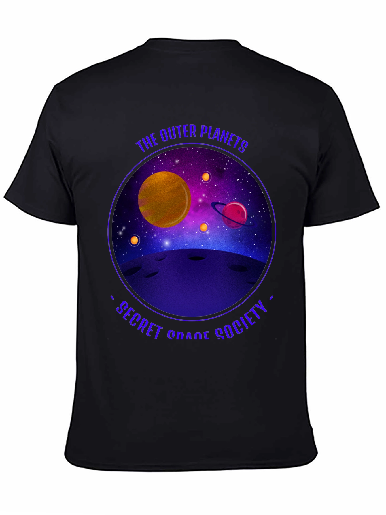 Outer Planets Secret Space Society Graphic Tee