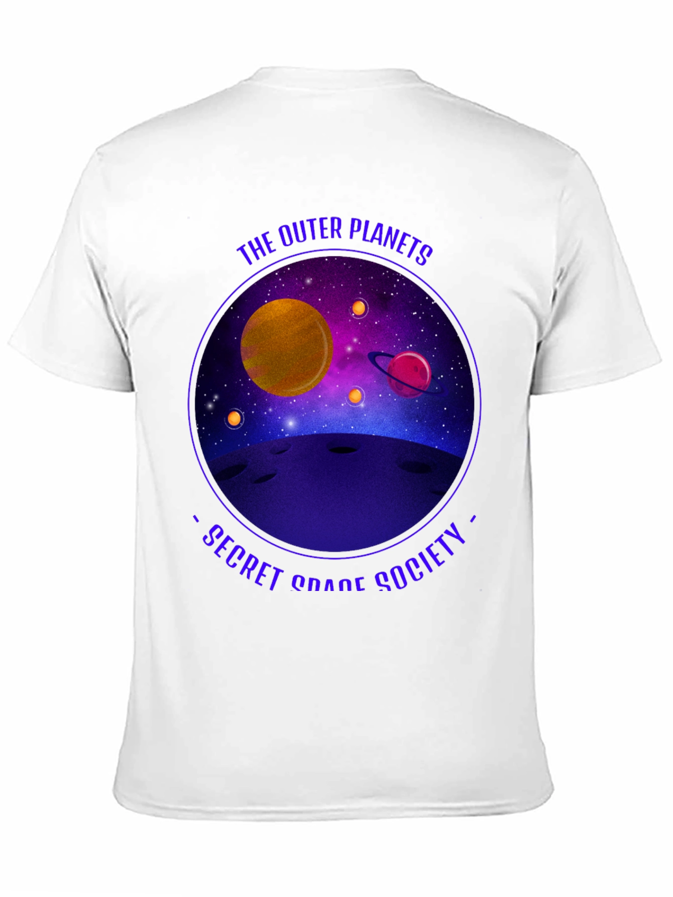 Outer Planets Secret Space Society Graphic Tee