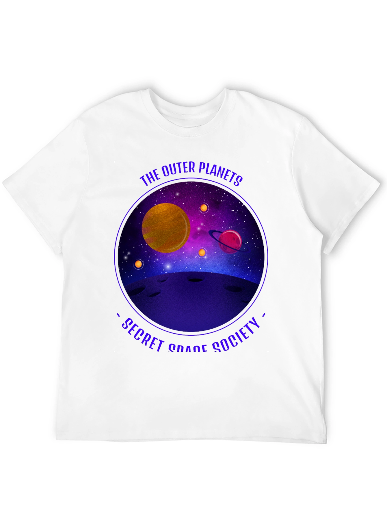 Outer Planets Secret Space Society Graphic Tee