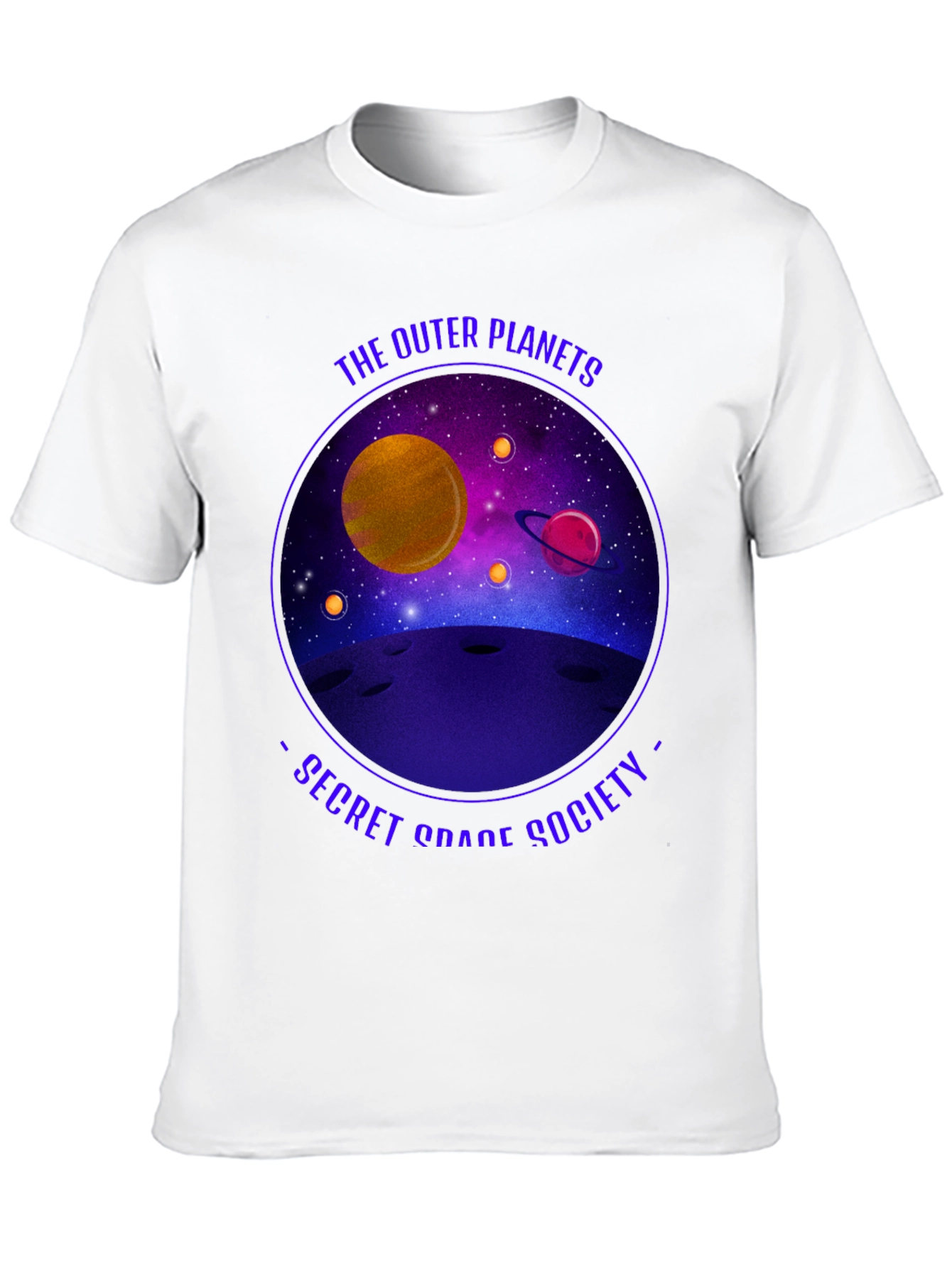 Outer Planets Secret Space Society Graphic Tee