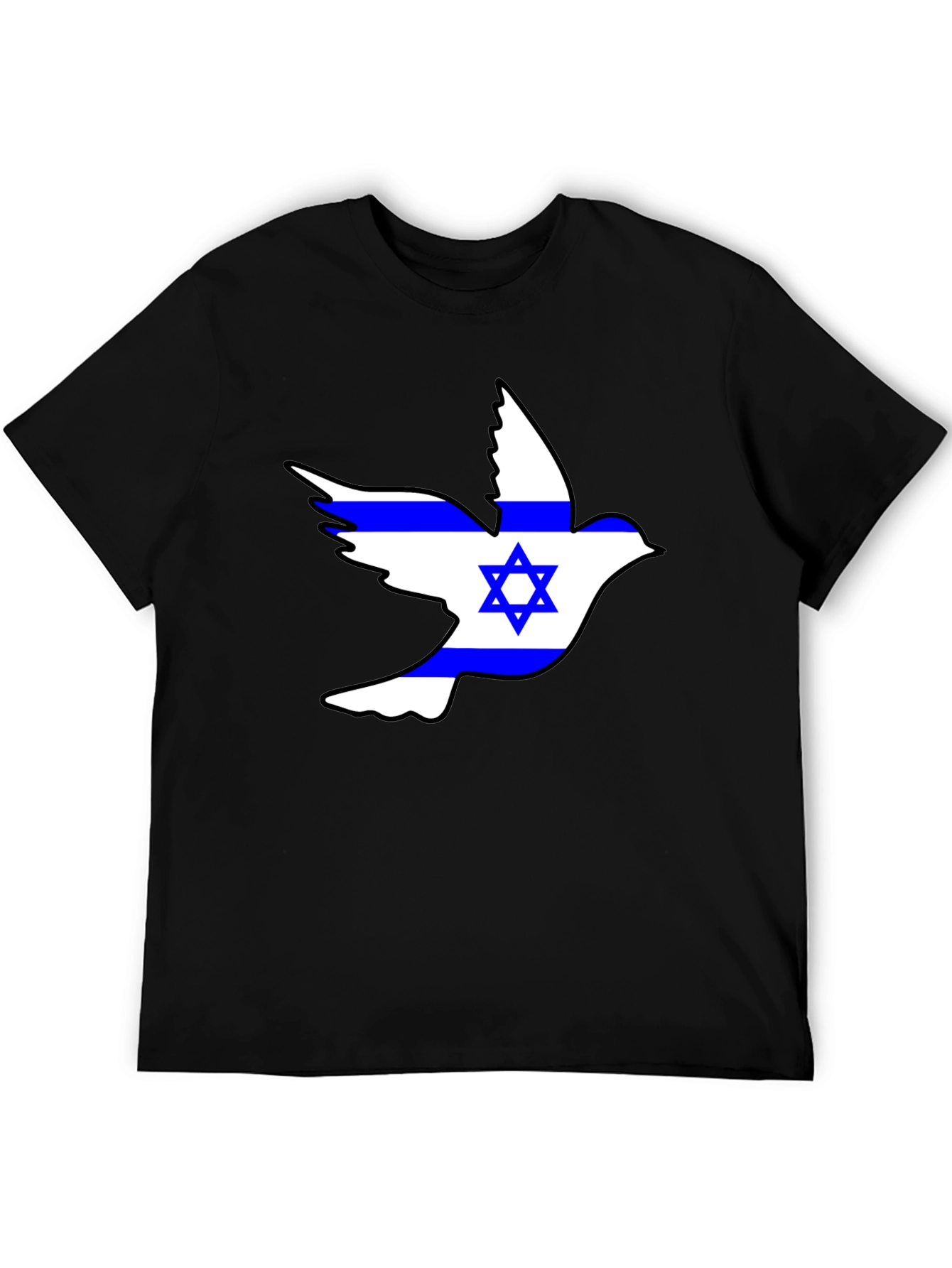 Peace Dove Israeli Flag T-Shirt